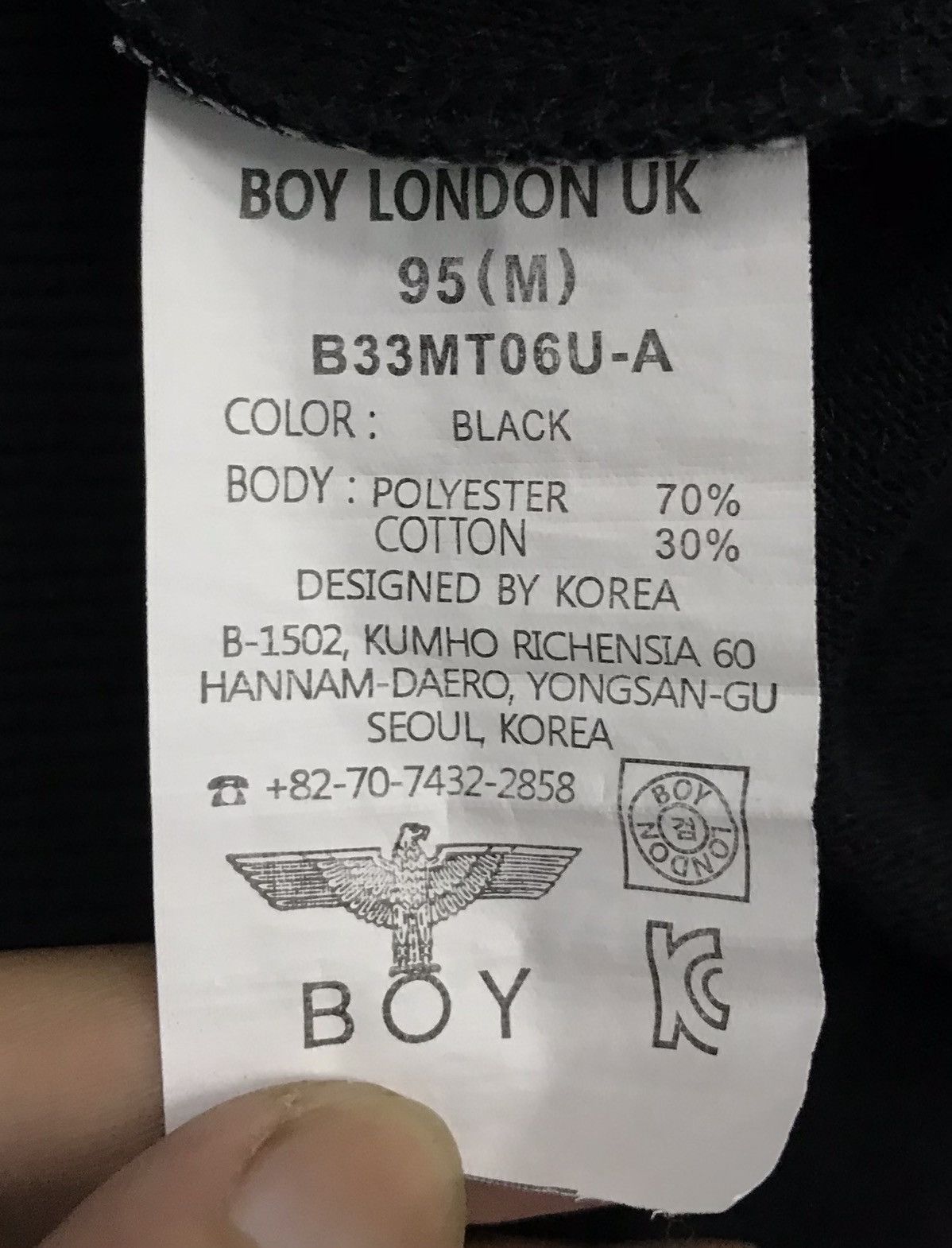 Boy London × Vintage Vintage Boy London Since 1976 Sweatshirt Size US M / EU 48-50 / 2 - 9 Thumbnail