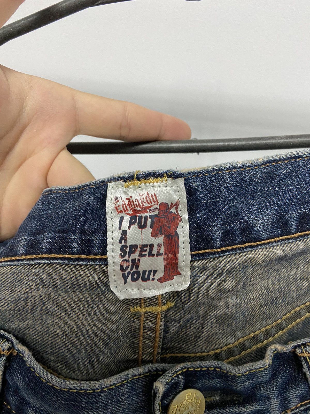 Ed Hardy × Vintage Ed Hardy pants Vintage jeans sk8 pocket tiger Logo Size US 34 / EU 50 - 6 Thumbnail