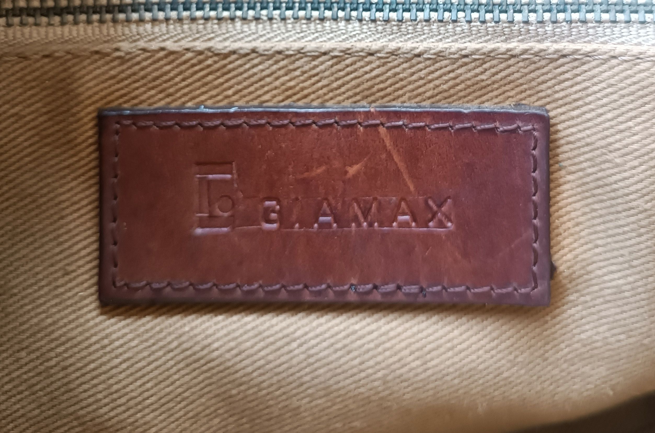 Leather × Vintage GIAMAX VINTAGE CHECK MONOGRAM LEATHER SLING BAG Size ONE SIZE - 5 Thumbnail