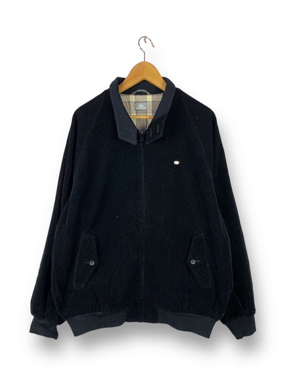 Lacoste × Vintage Steals! Lacoste Corduroy Harrington Style Jacket Size US XL / EU 56 / 4 - 1 Thumbnail