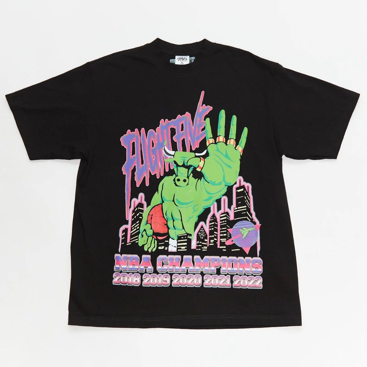 Other NBA CHAMPION FLIGHT FIVE BLACK T-SHIRT Size US XL / EU 56 / 4 - 1 Thumbnail