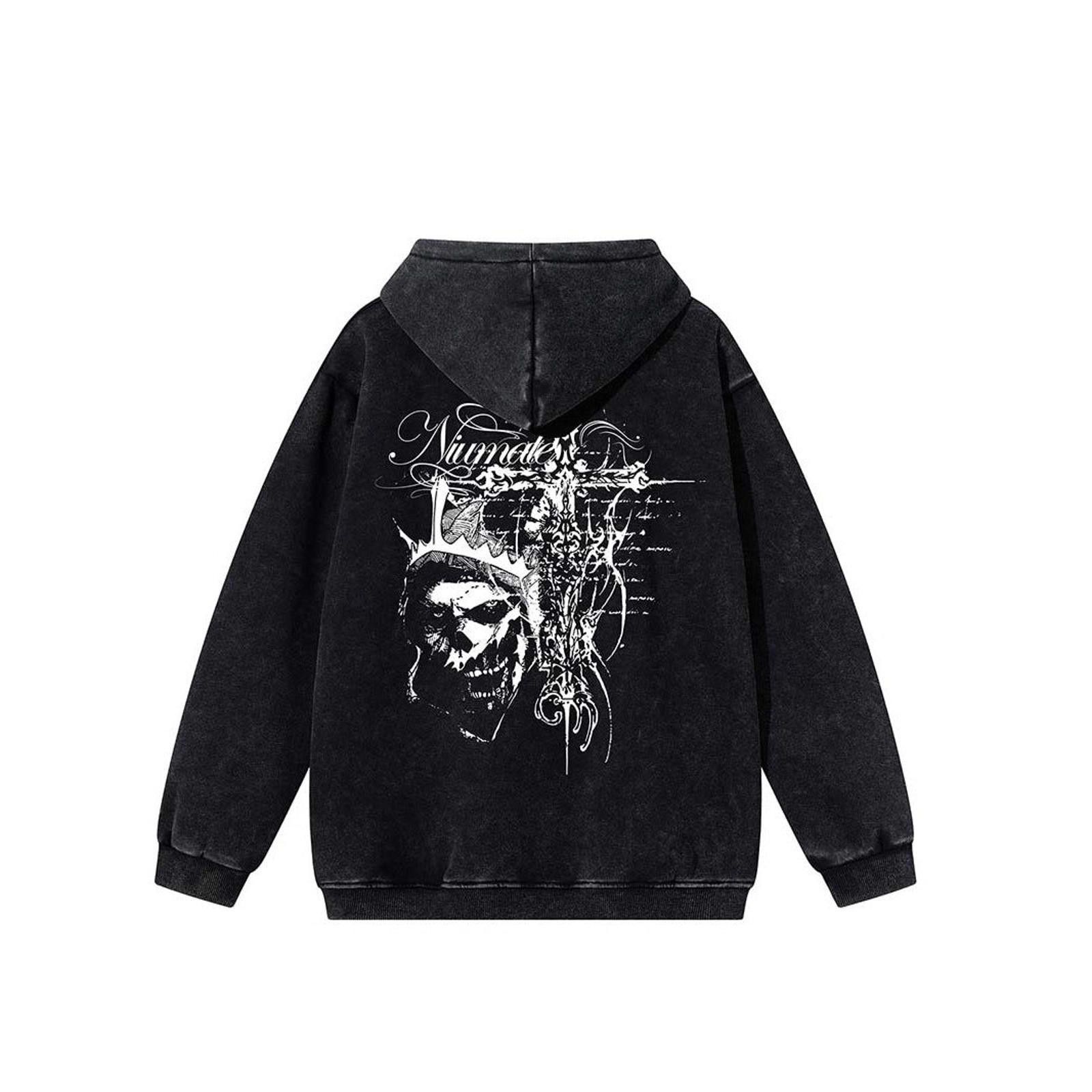 Japanese Brand Cross Gothic Oversized Hoodie, Streetwear Hoodie Size US M / EU 48-50 / 2 - 2 Thumbnail