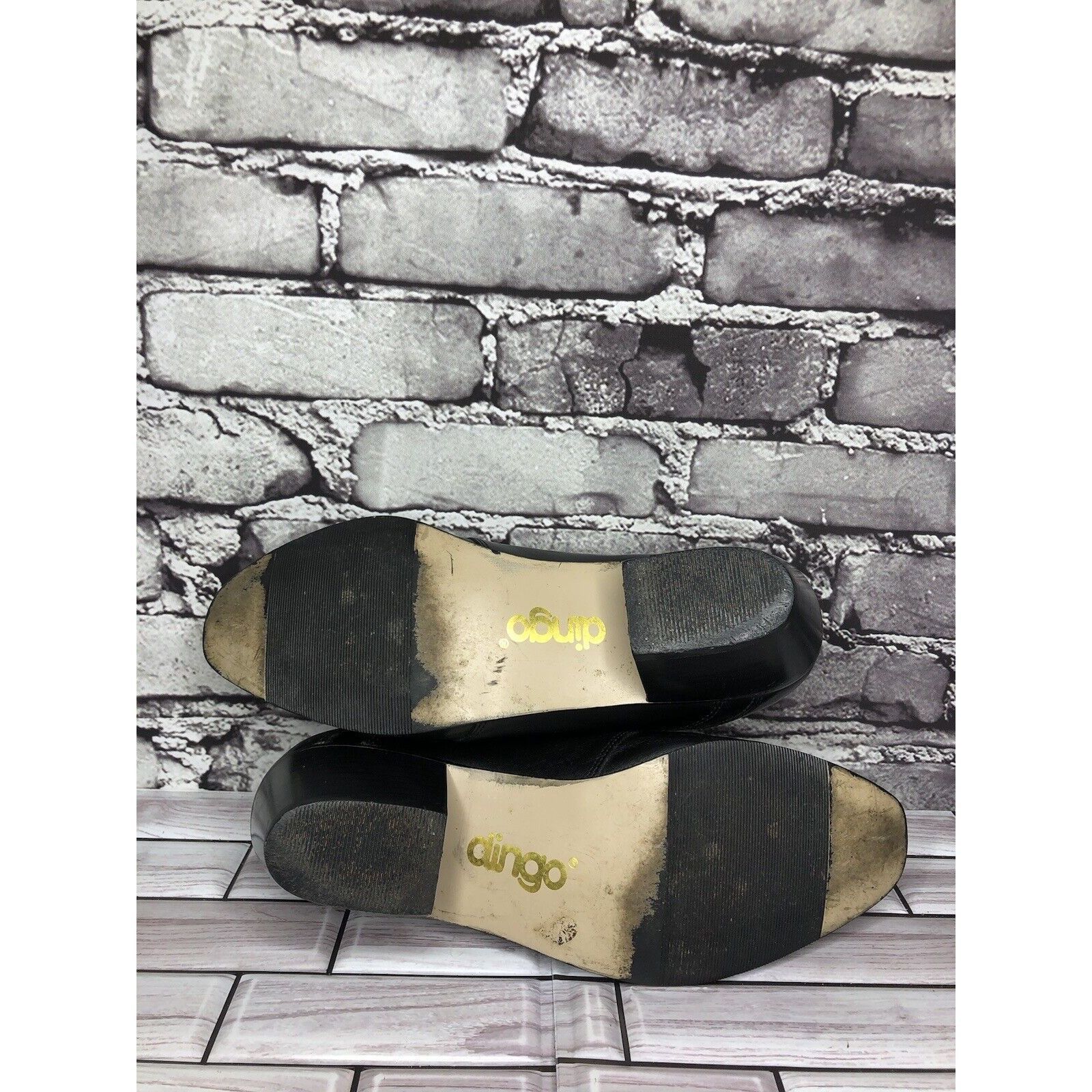 Other Dingo Black Leather Casual Low Cut Heel Booties Shoes Women Size US 9.5 / IT 39.5 - 6 Thumbnail