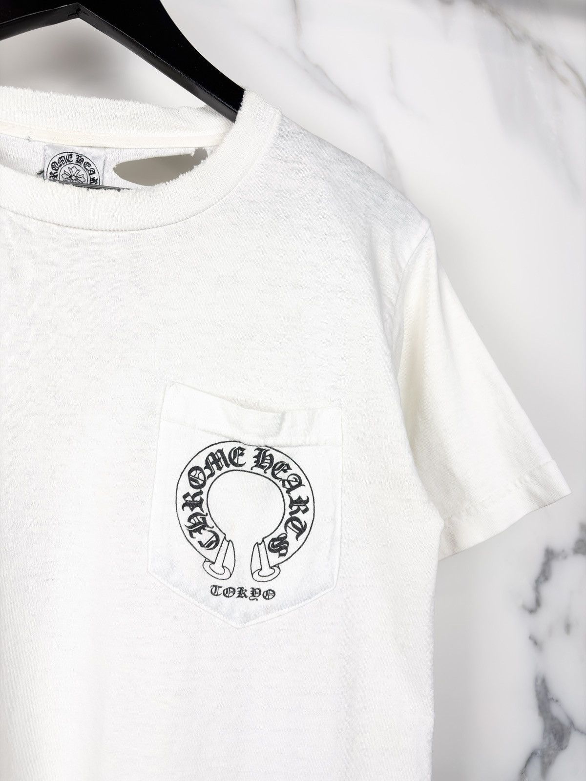Chrome Hearts Chrome Hearts Vintage Tokyo Floral Cross Tshirt Thrashed Size US S / EU 44-46 / 1 - 7 Thumbnail