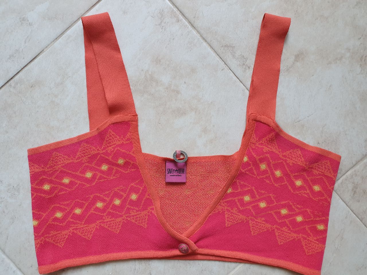 Japanese Brand RARE SAVE THE QUEEN VISCOSE KNIT TANK TOP 00s JPG STYLE Size S / US 4 / IT 40 - 9 Thumbnail