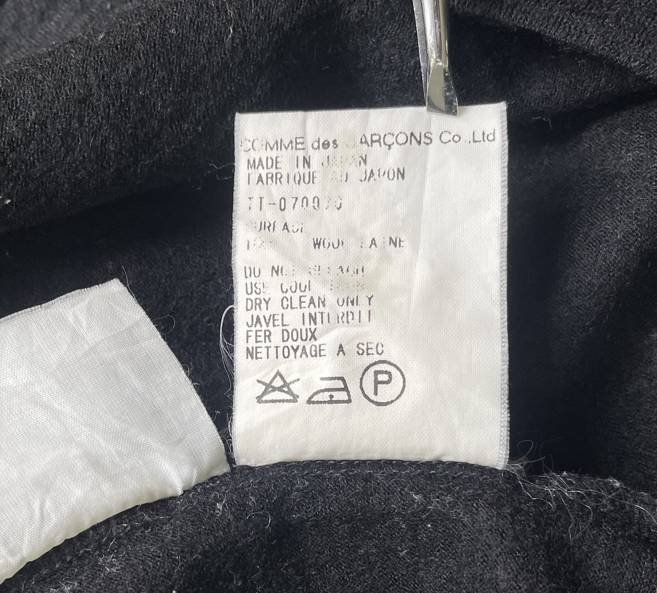 Comme des Garcons COMME des GARCONS Turtle Neck Crop Sweat Shirt 1998 Size US S / EU 44-46 / 1 - 5 Thumbnail