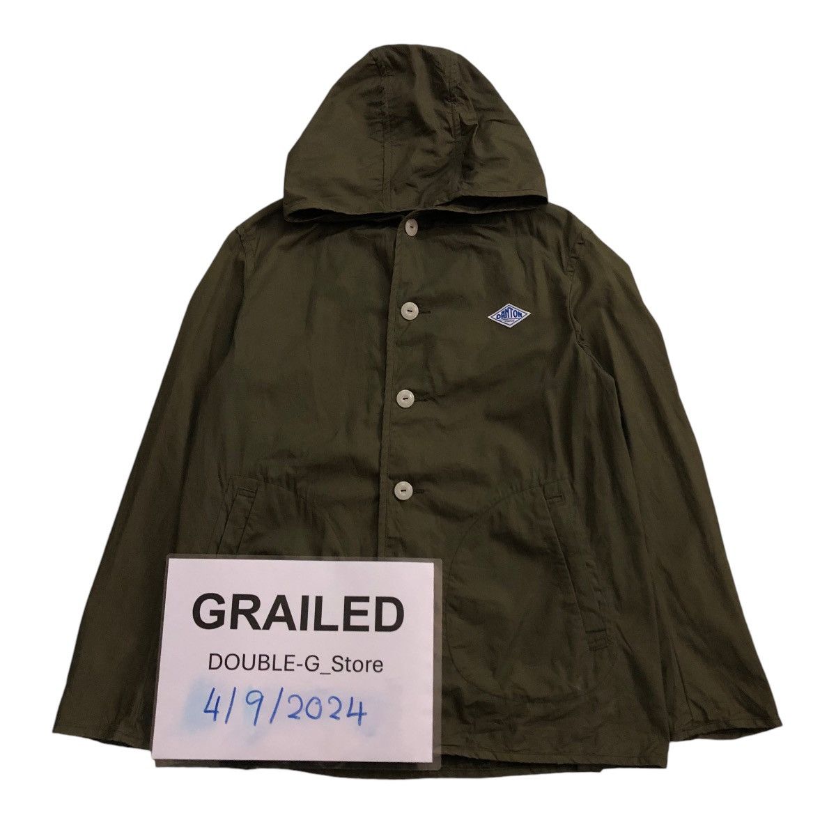 DANTON Vêtements de Travail M カーキ Other Designers Danton France Chore Jacket Olive Green