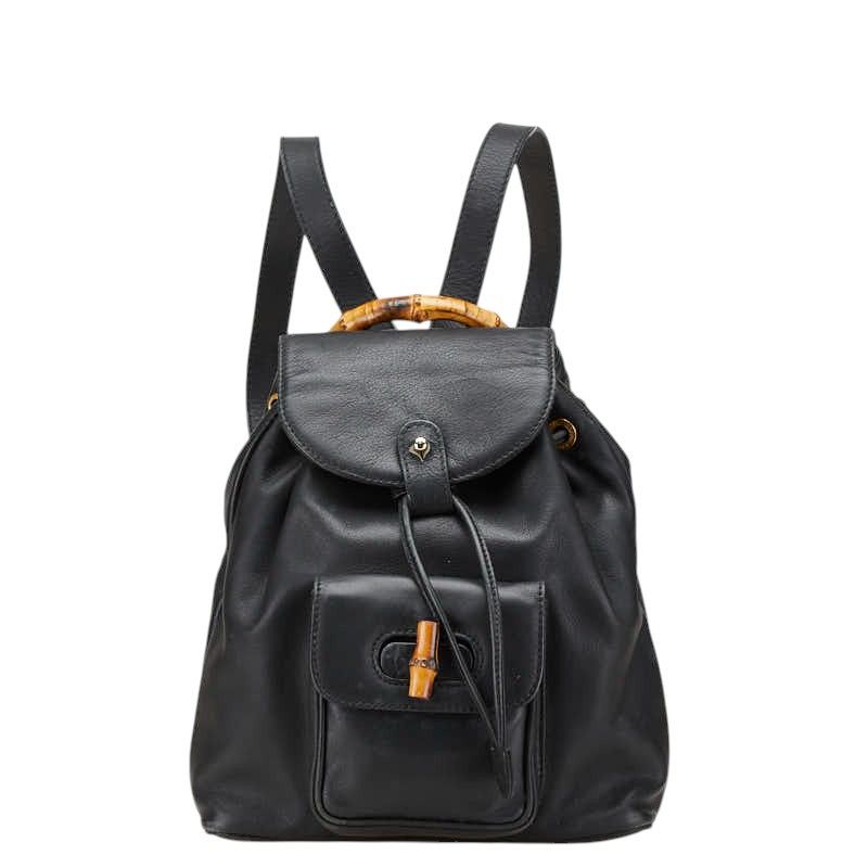 Gucci Gucci Bamboo Leather Backpack Leather Backpack 003 2058 0030