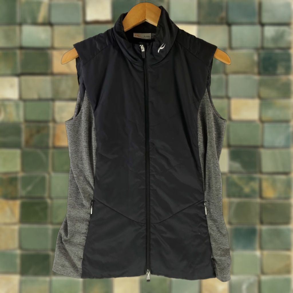 KJUS Kjus Radiation Vest Jacket Full Zip Black Womens L Size L / US 10 / IT 46 - 1 Thumbnail