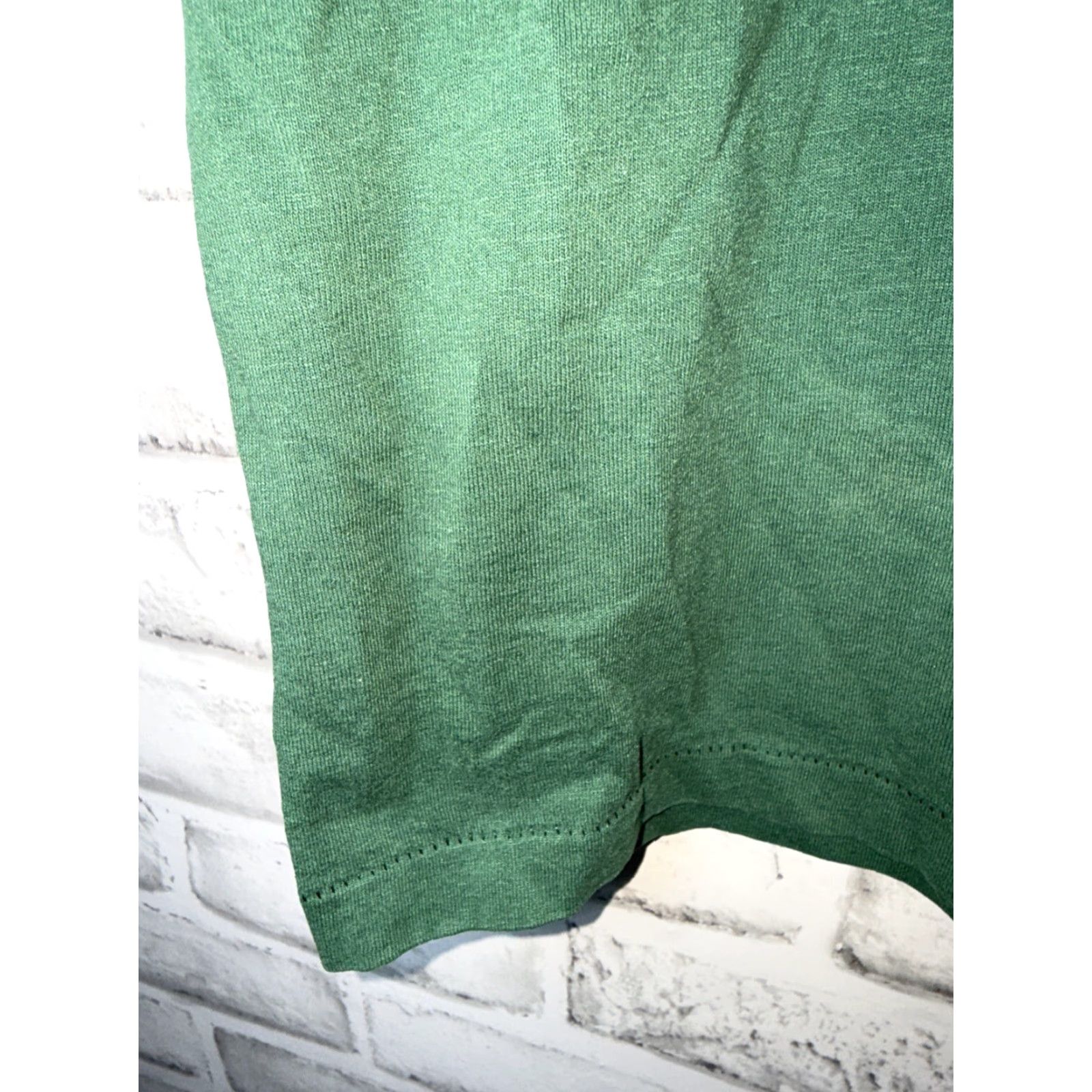 Hanes VINTAGE Maxim Las Vegas Tee Green Mens M 90s Hanes Cotton Blend Short Sleeve Crew Neck T-Shirt Unisex Adults Summer Spring 90s Theme Conv Mens Size US M / EU 48-50 / 2 - 3 Thumbnail