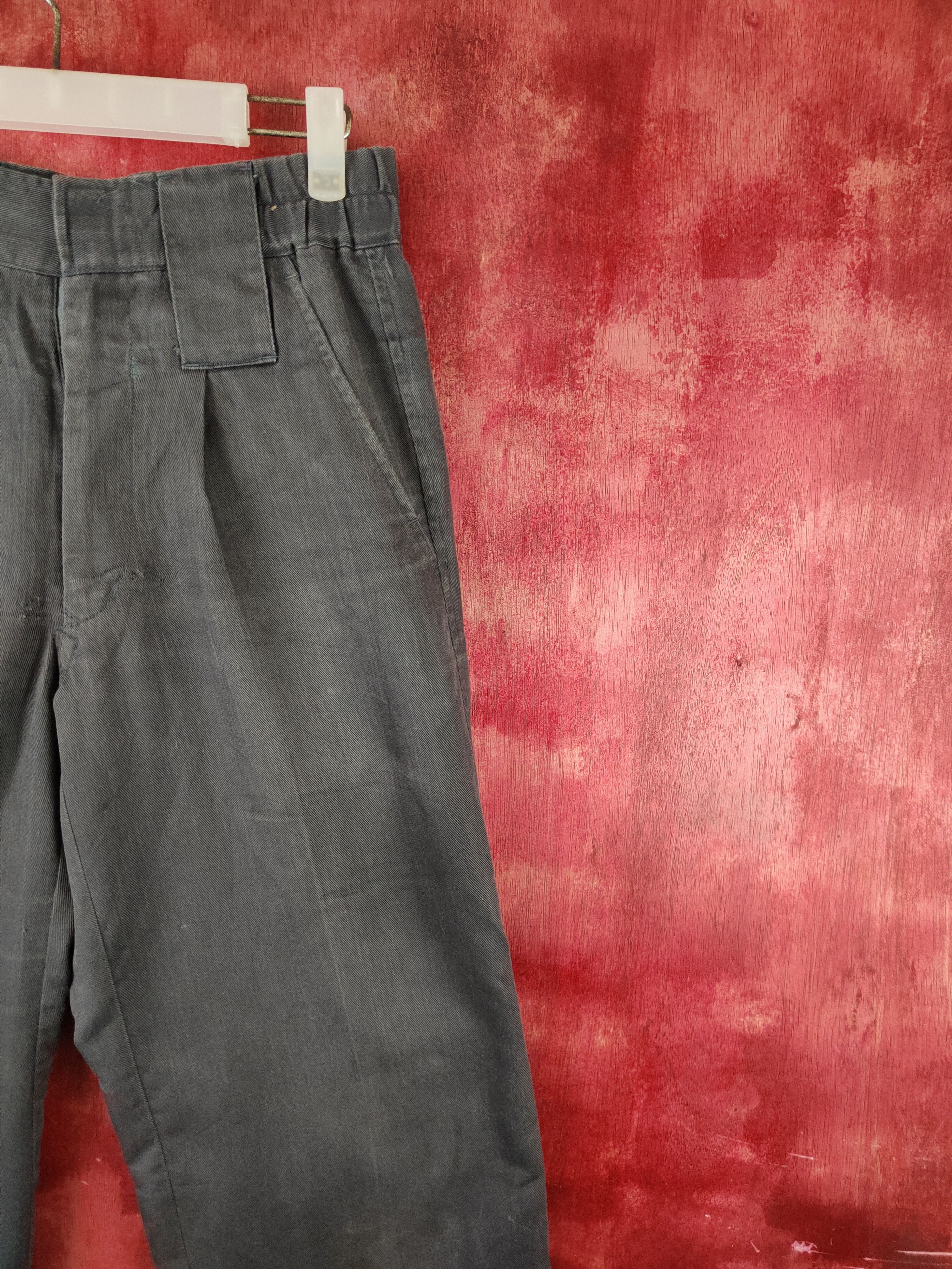 Japanese Brand Danbird Gray Faded Multipocket Tactical Cargo Pants #S1745 Size US 28 / EU 44 - 5 Thumbnail