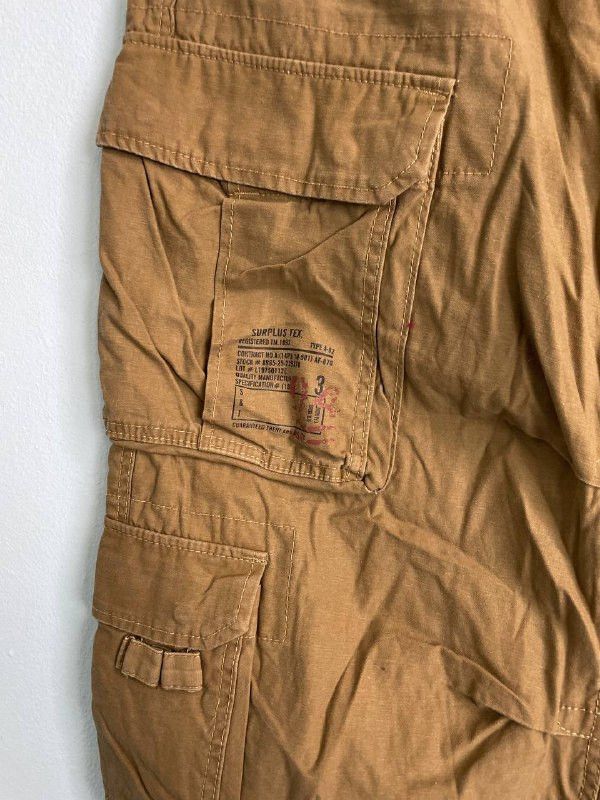 Japanese Brand Vintage Rick Owens Junya Watanabe Style Cargo Pants Size US 32 / EU 48 - 6 Thumbnail
