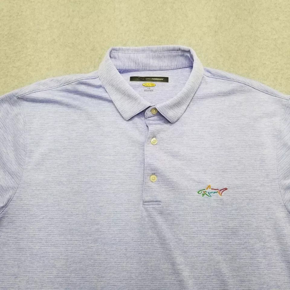Greg Norman Greg Norman Polo Shirt Mens Large Purple Short Sleeve Size US L / EU 52-54 / 3 - 2 Thumbnail