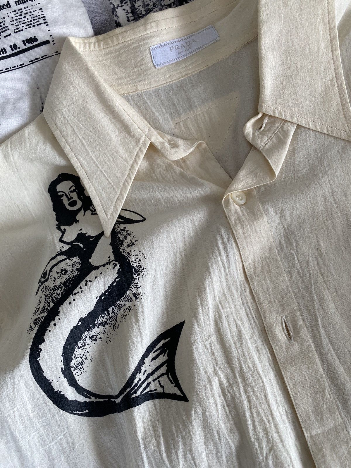 Prada Prada Sea Monsters Button Up Shirt Size US M / EU 48-50 / 2 - 3 Thumbnail