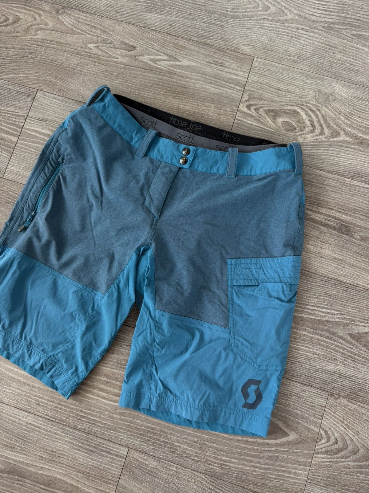 Schott Scott Gorpcore Light Summer Bike 2 in 1 Pillow Vibe Shorts Size US 33 - 2 Thumbnail