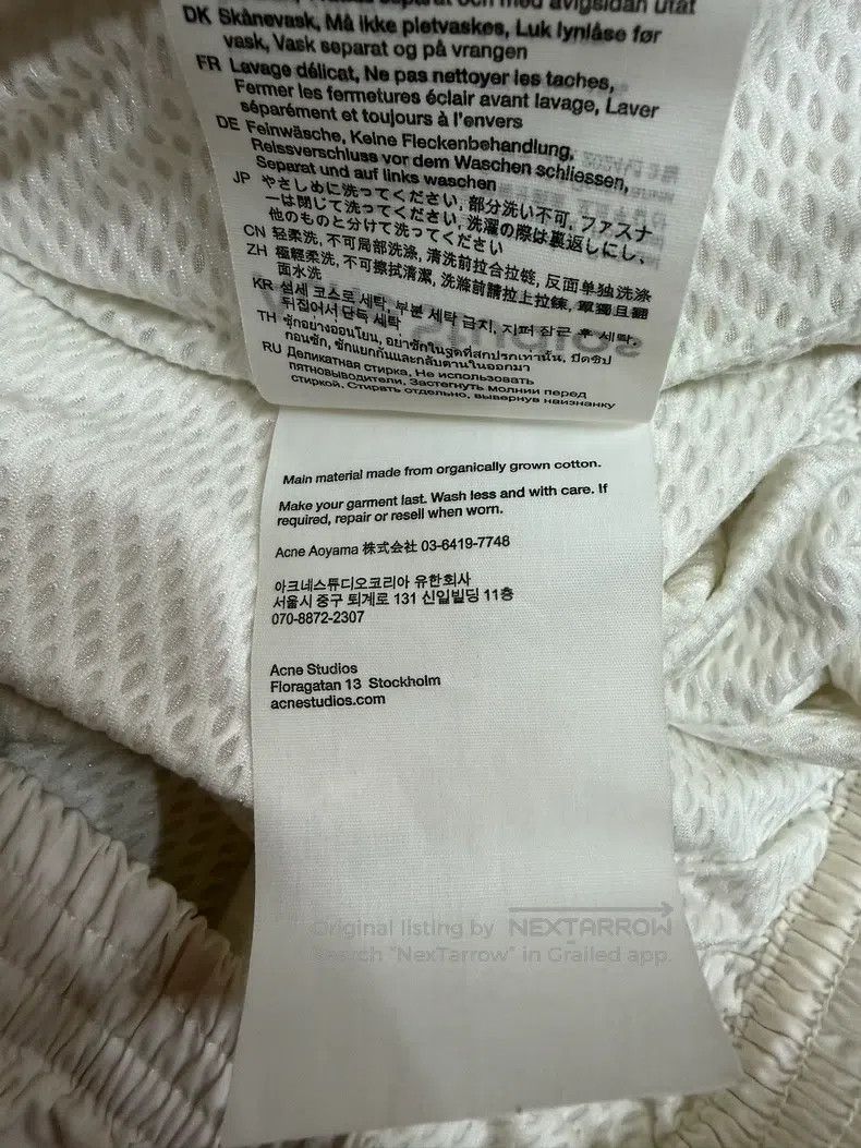 Acne Studios Acne Studios 1996 White Mud Dyed Jacket, Distressed White Size US S / EU 44-46 / 1 - 4 Thumbnail