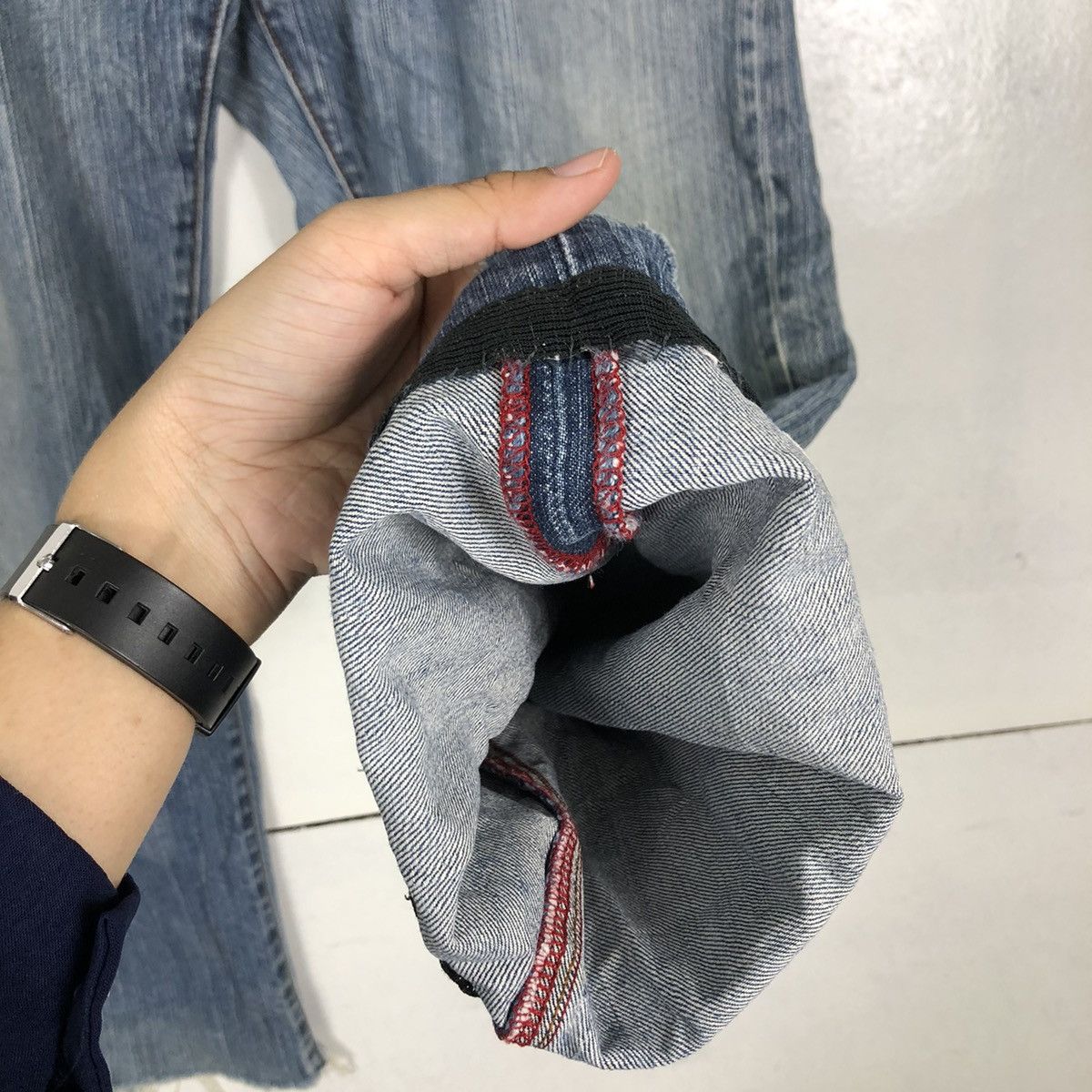 Japanese Brand 🔥RARE PUNK STYLE DISTRESSED DENIM JEANS ISSEY MIYAKE JAPAN Size US 34 / EU 50 - 12 Thumbnail