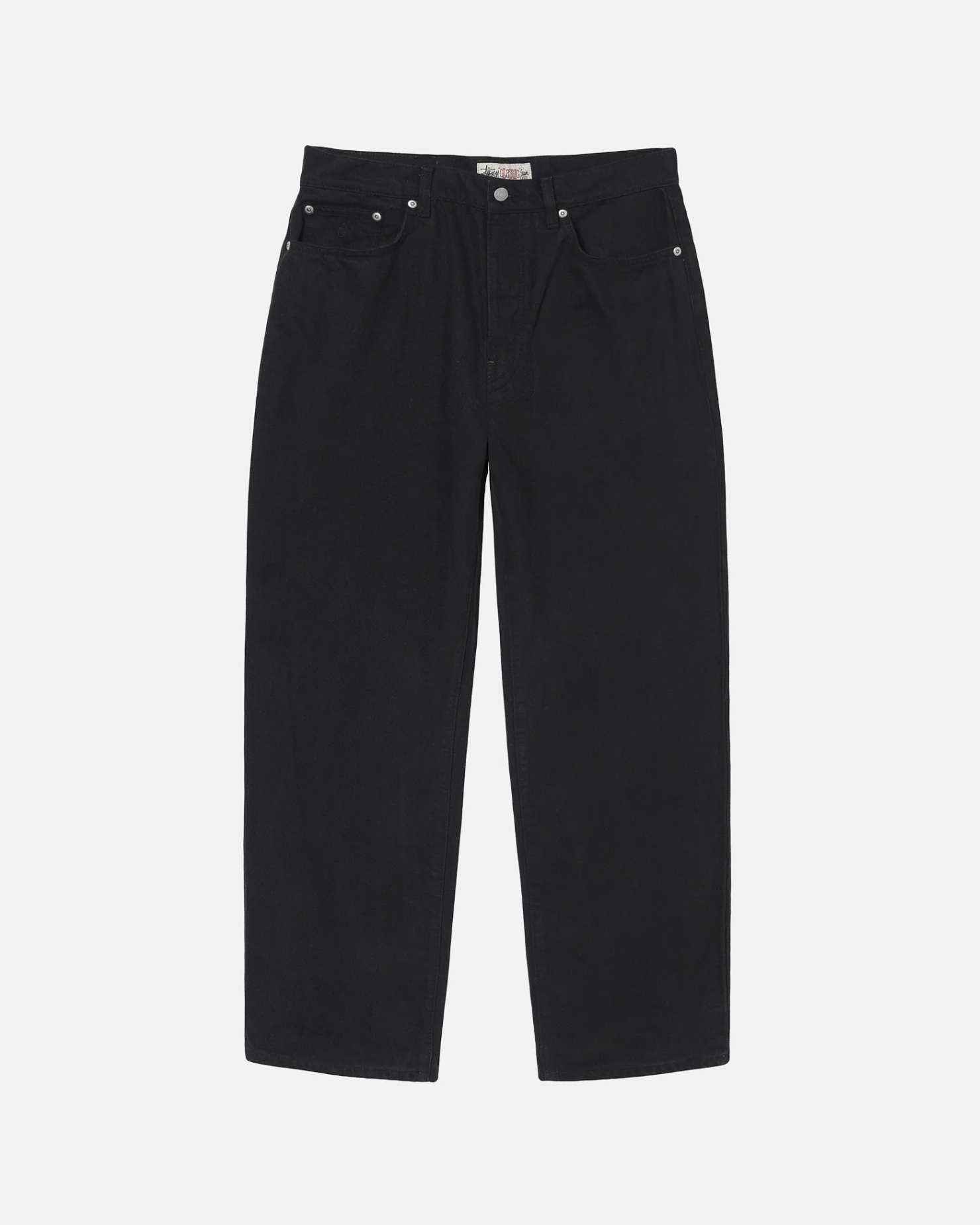 image of Stussy Big Ol Jean Overdyed Black Size 34 , Men's