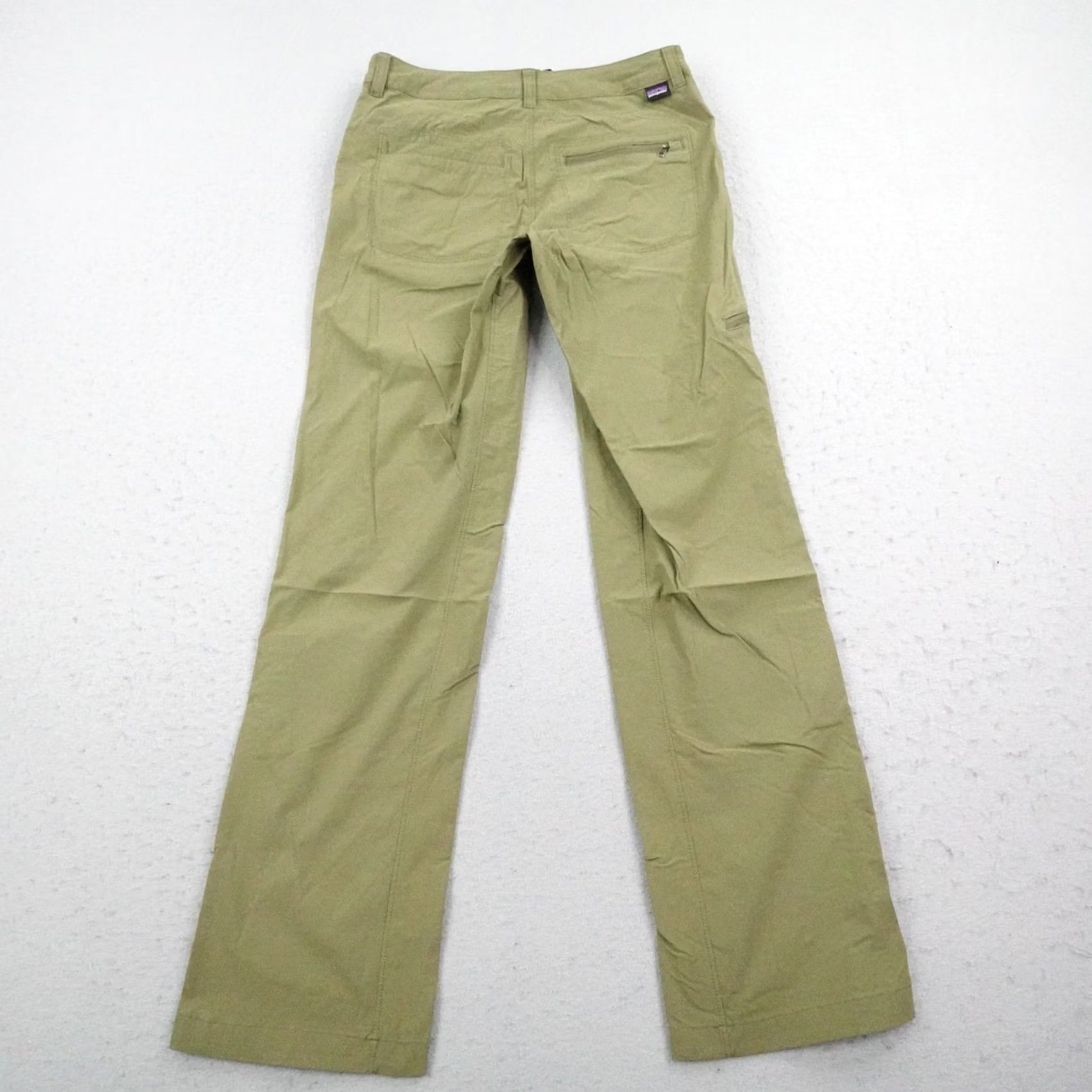 Patagonia Patagonia Pants Womens 0 Green Quandary Hiking Cargo Trail Lightweight Stretch Size 25" / US 0 / IT 36 - 4 Thumbnail