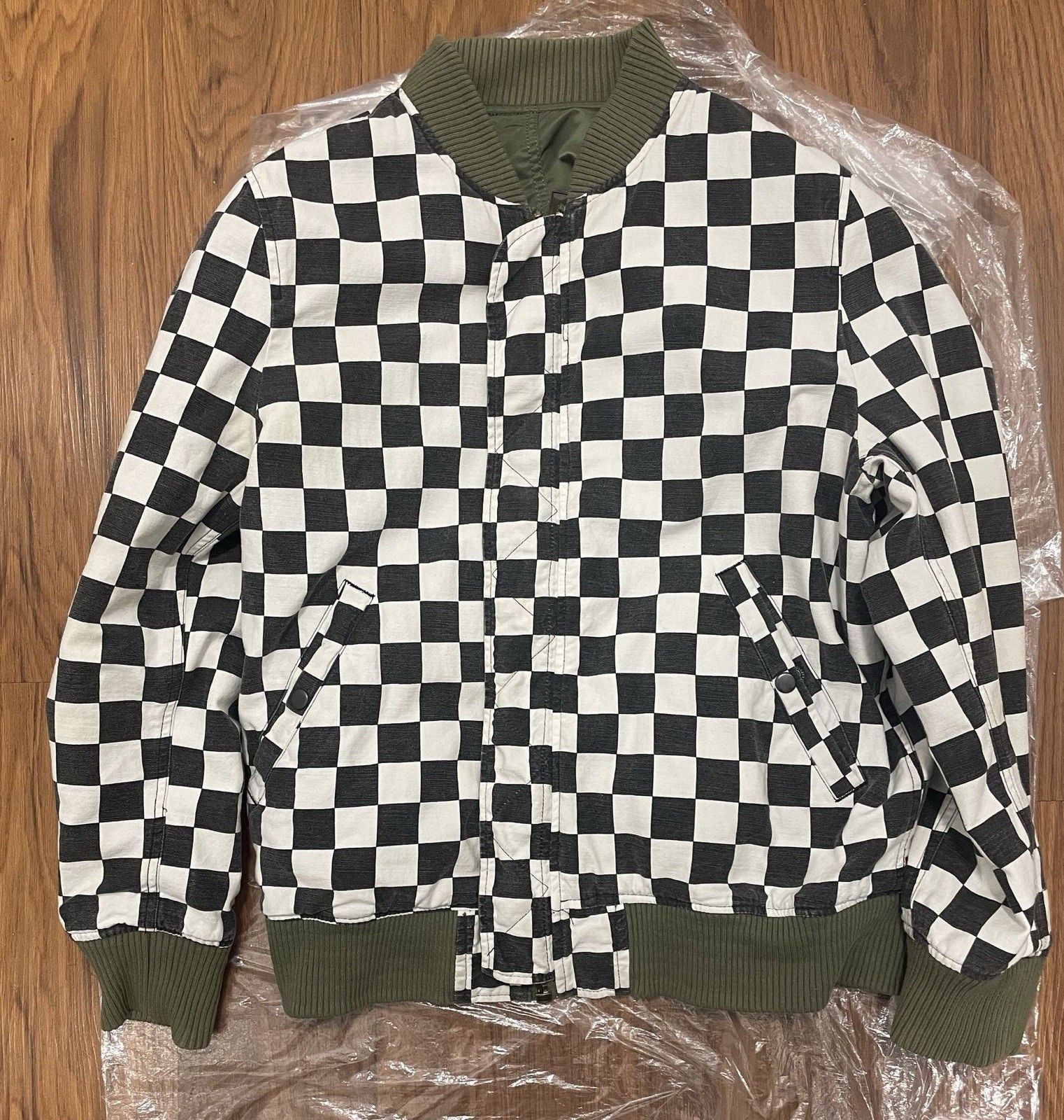 Supreme 2016 Supreme Reversible Checkered MA-1 Bomber Jacket Size US M / EU 48-50 / 2 - 3 Thumbnail