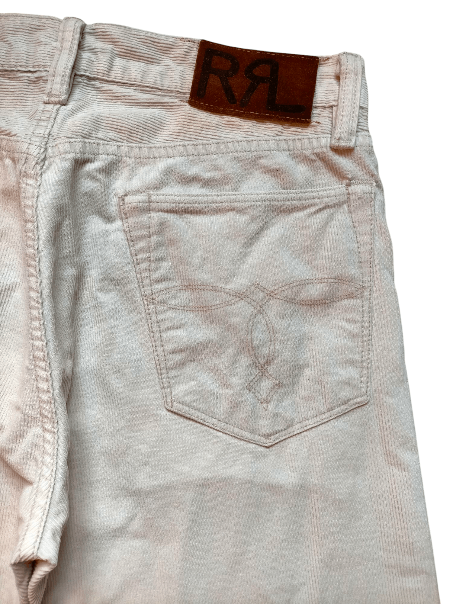 Polo Ralph Lauren RRL Double RL Polo Ralph Lauren White Coudroy Jeans Pants Size US 30 / EU 46 - 12 Thumbnail