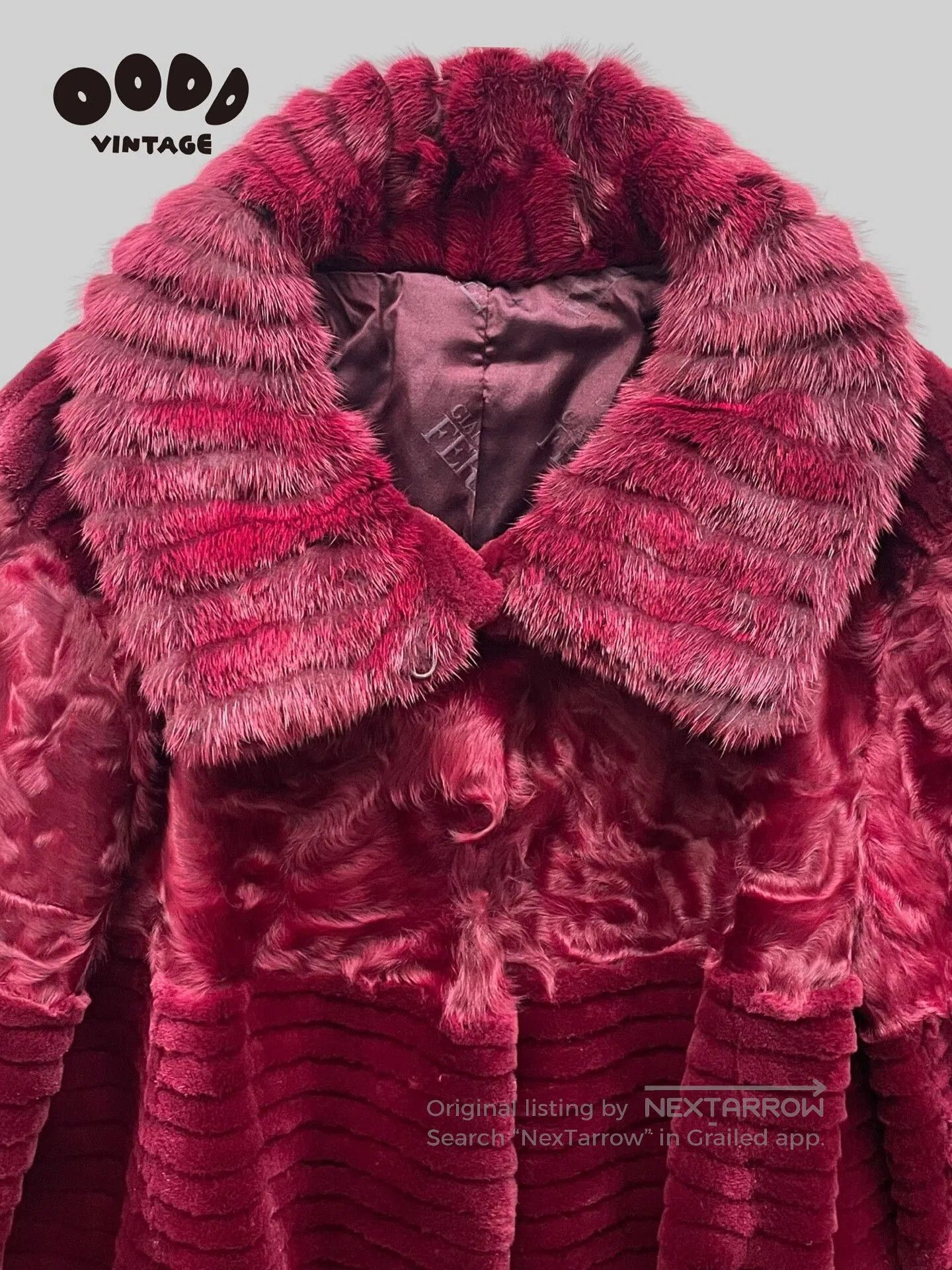 Gianfranco Ferre Gianfranco Ferré Red Mink Fur Jacket. Size M / US 6-8 / IT 42-44 - 4 Thumbnail