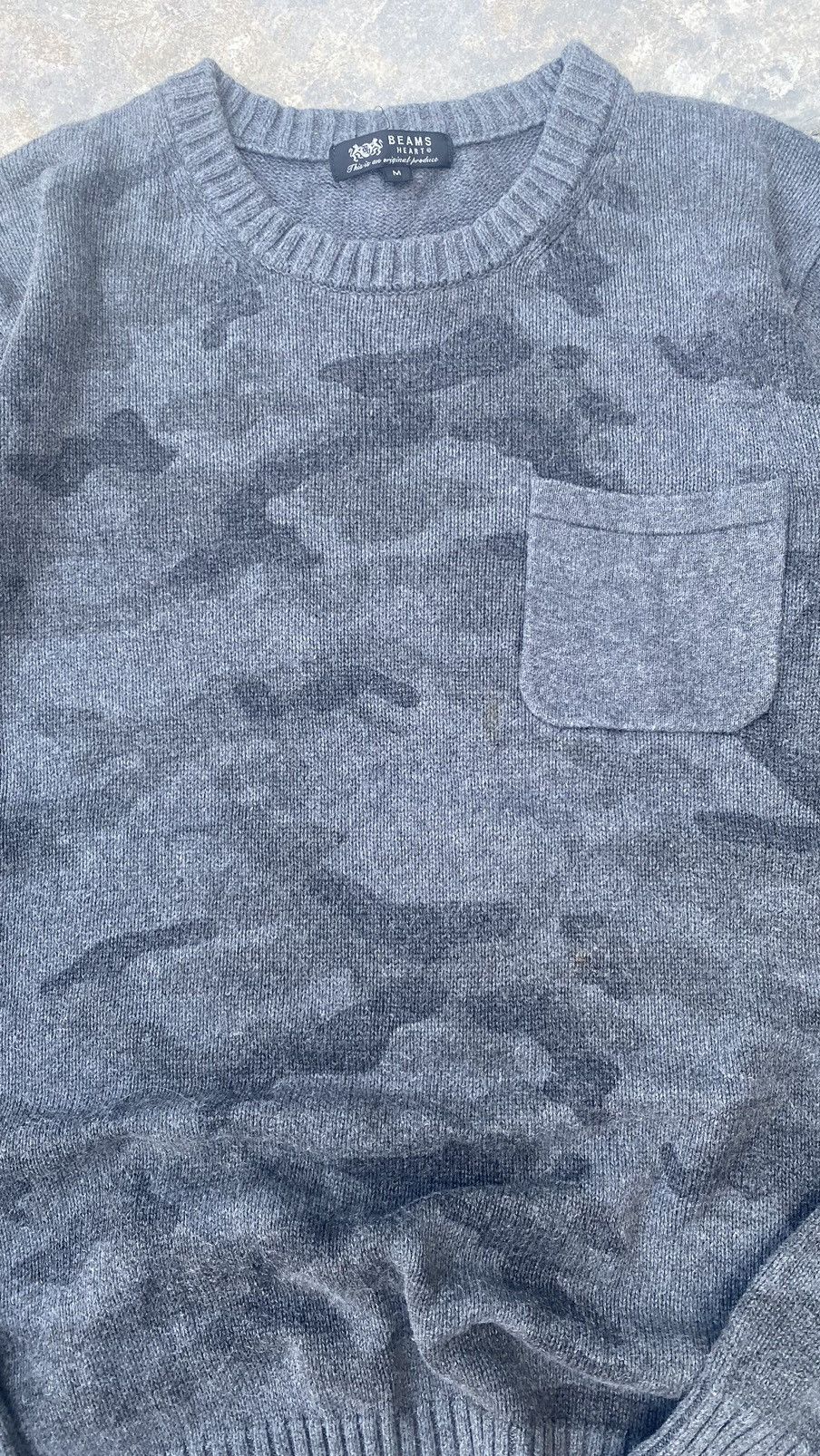 Beams Plus Camo Knitwear Sweater Size US S / EU 44-46 / 1 - 6 Thumbnail