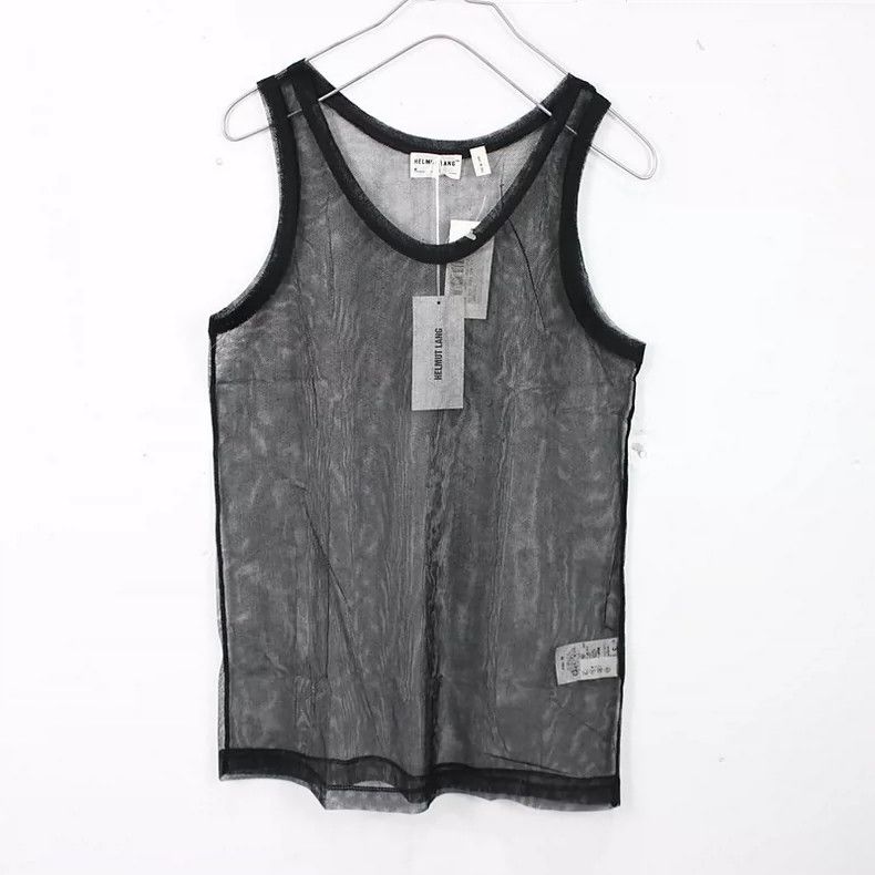 Helmut Lang HELMUT LANG sheer tank top | Grailed