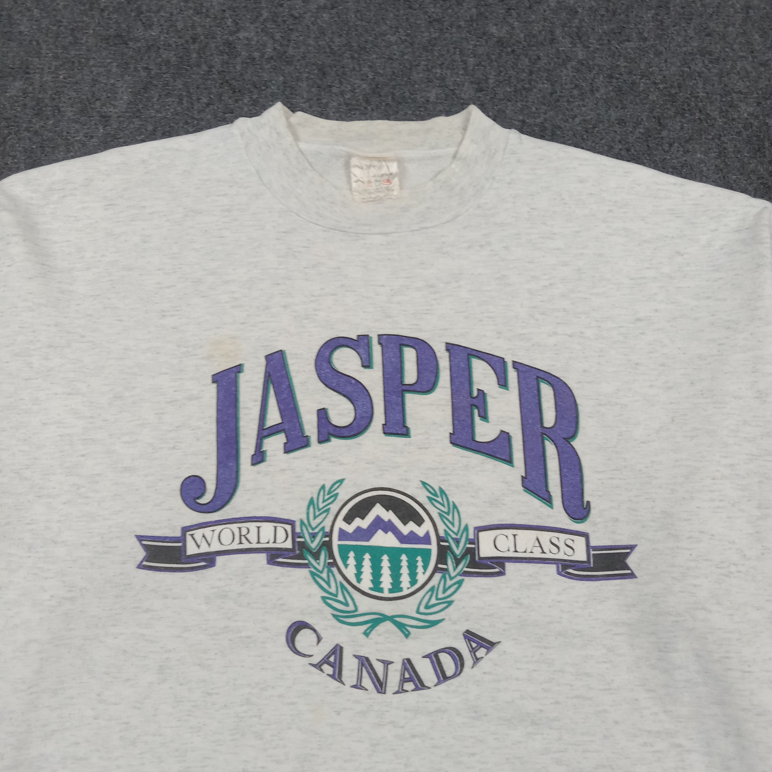 Vintage Jasper Canada Graphic Crewneck Retro Graphic Pullover C290N2 Size US XL / EU 56 / 4 - 2 Thumbnail