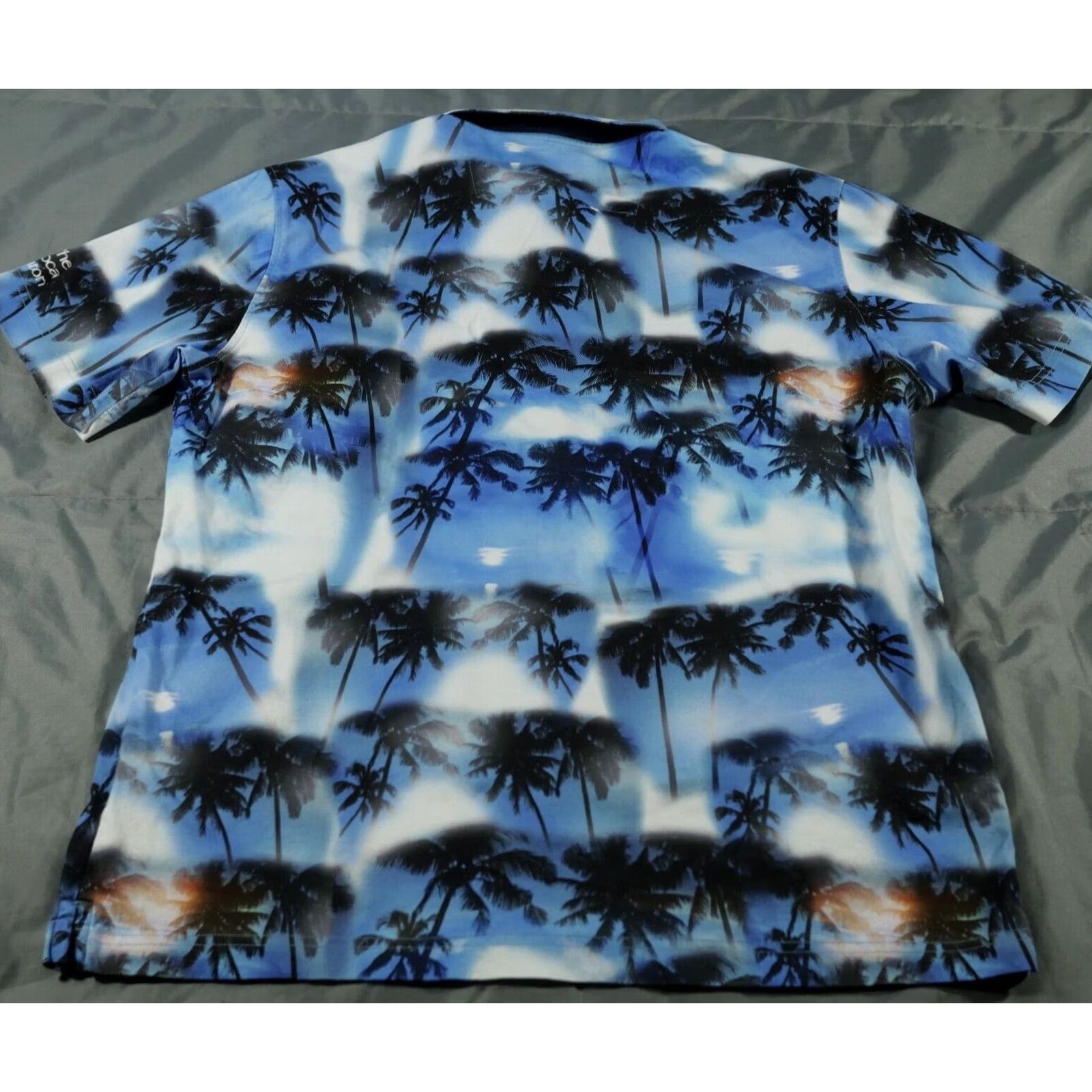 BUGATCHI BUGATCHI Polo Shirt Mens L Blue Ocean Hendrix Palm Trees Golf Patch Casual Size US L / EU 52-54 / 3 - 2 Thumbnail