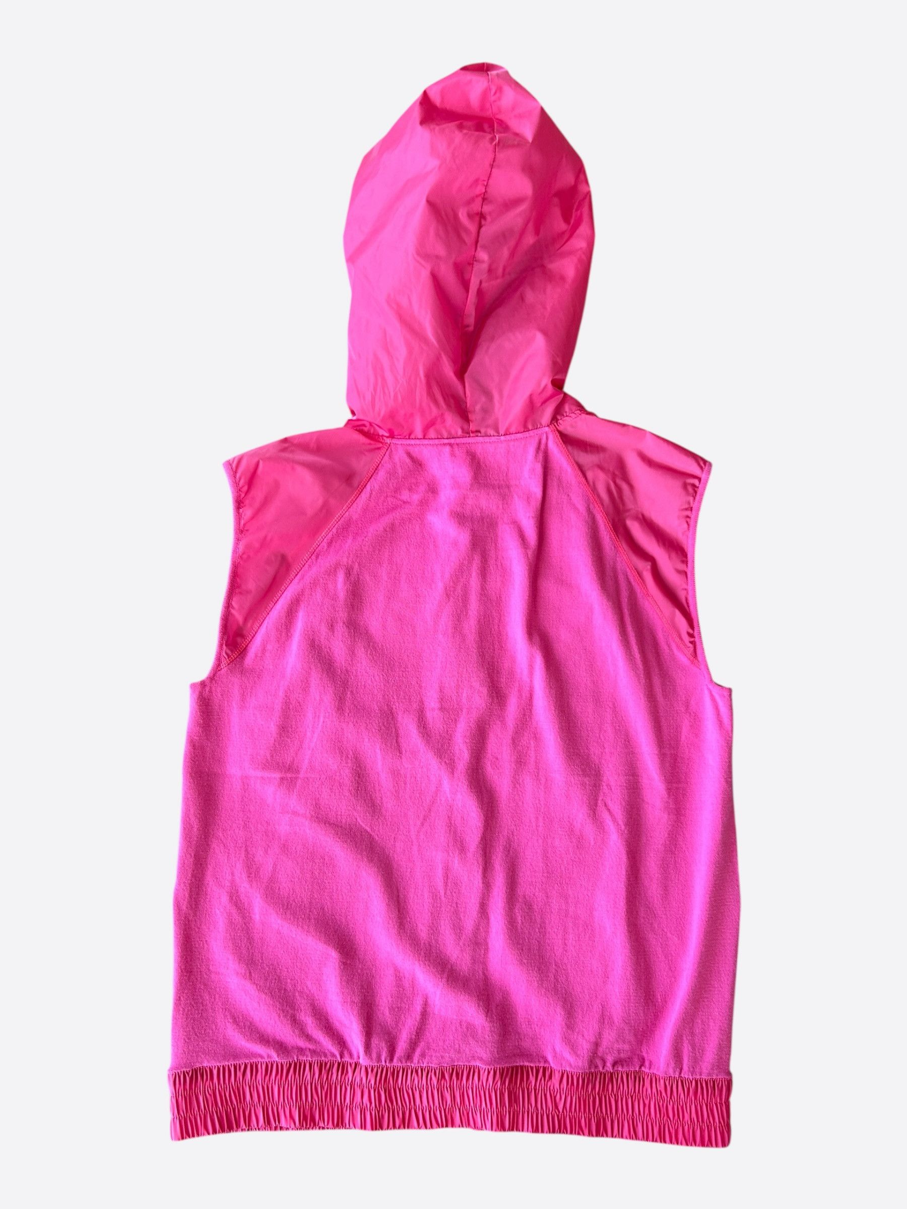 Chanel Chanel Pink Nylon Hooded Hybrid Vest Size M / US 6-8 / IT 42-44 - 2 Thumbnail