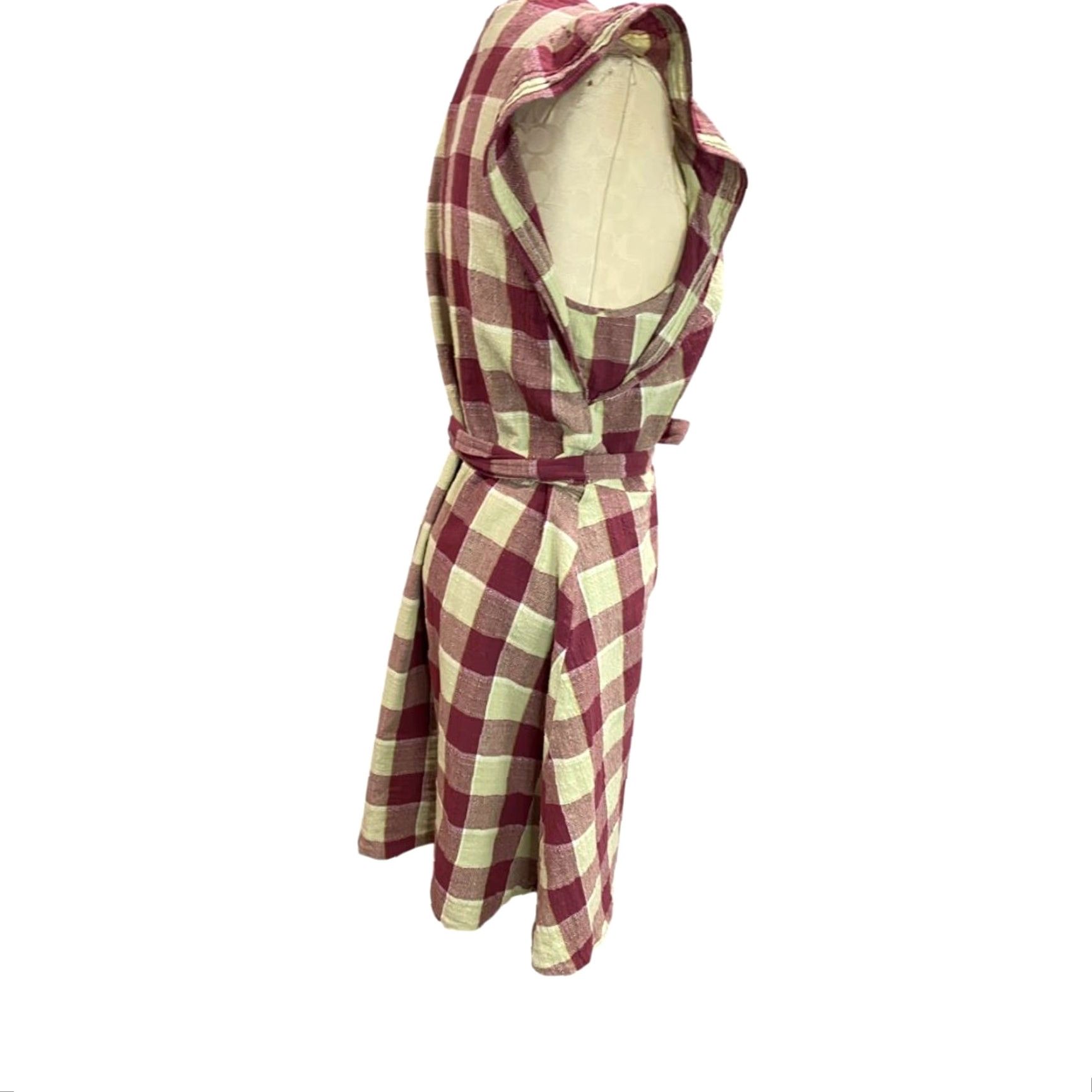 Madewell Madewell Gingham Wrap Mini Dress XL Cotton MC977 Size XL / US 12-14 / IT 48-50 - 4 Thumbnail