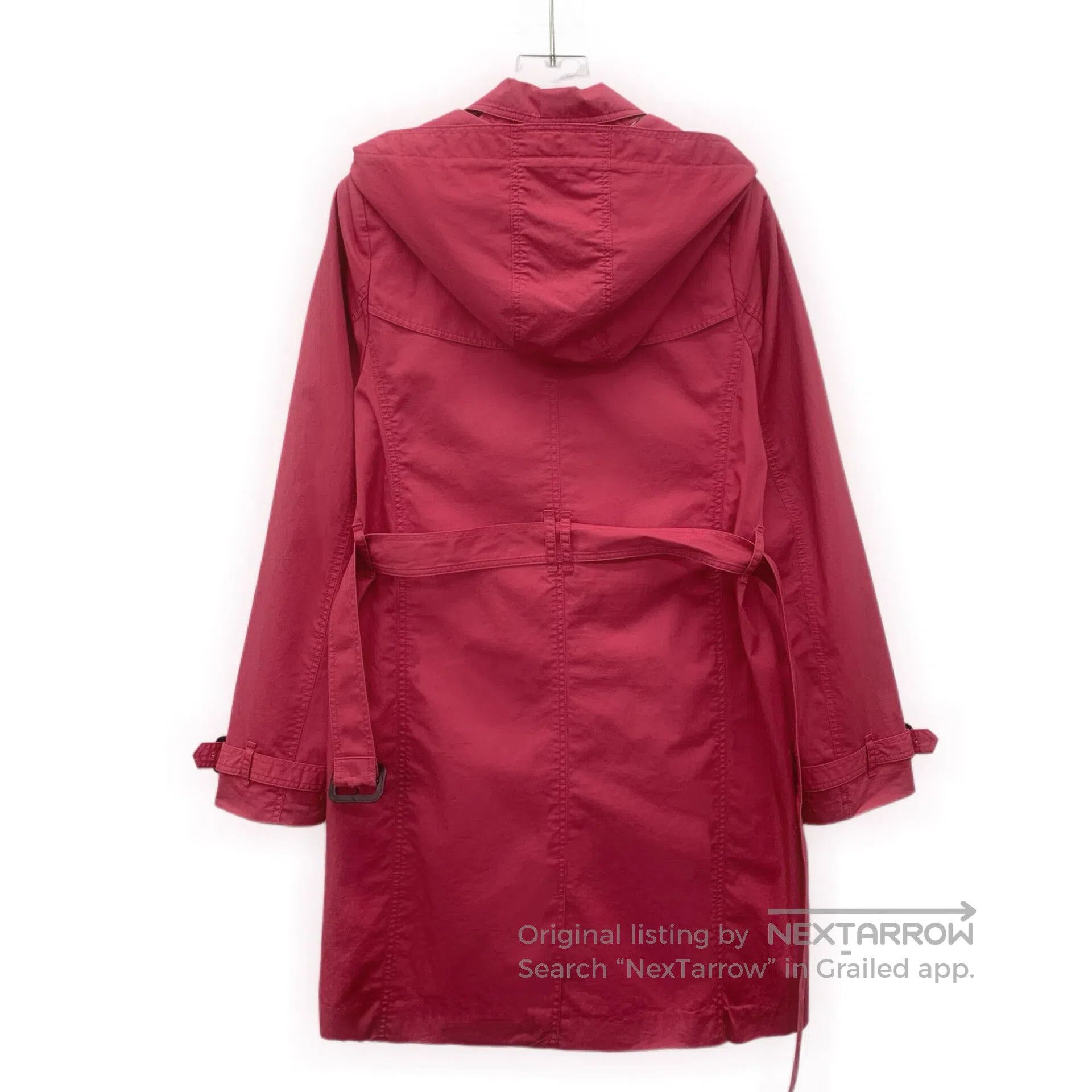 Burberry Burberry Size 14Y Red Cotton Lapel Double-breasted Long-sl Size M / US 6-8 / IT 42-44 - 2 Thumbnail