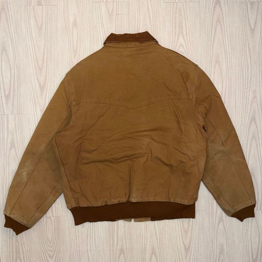 Carhartt Carhartt Vintage 90s Santa Fe J13BRN Red Lined Size Mens 2XL Size US XXL / EU 58 / 5 - 2 Thumbnail