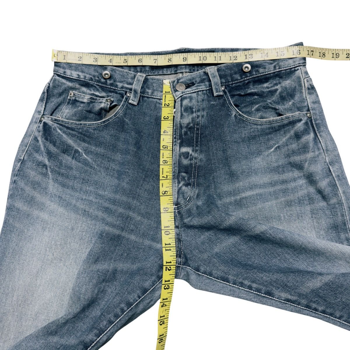 Maximilian Davis Mximillian Distressed Denim Jeans Size US 33 - 16 Thumbnail