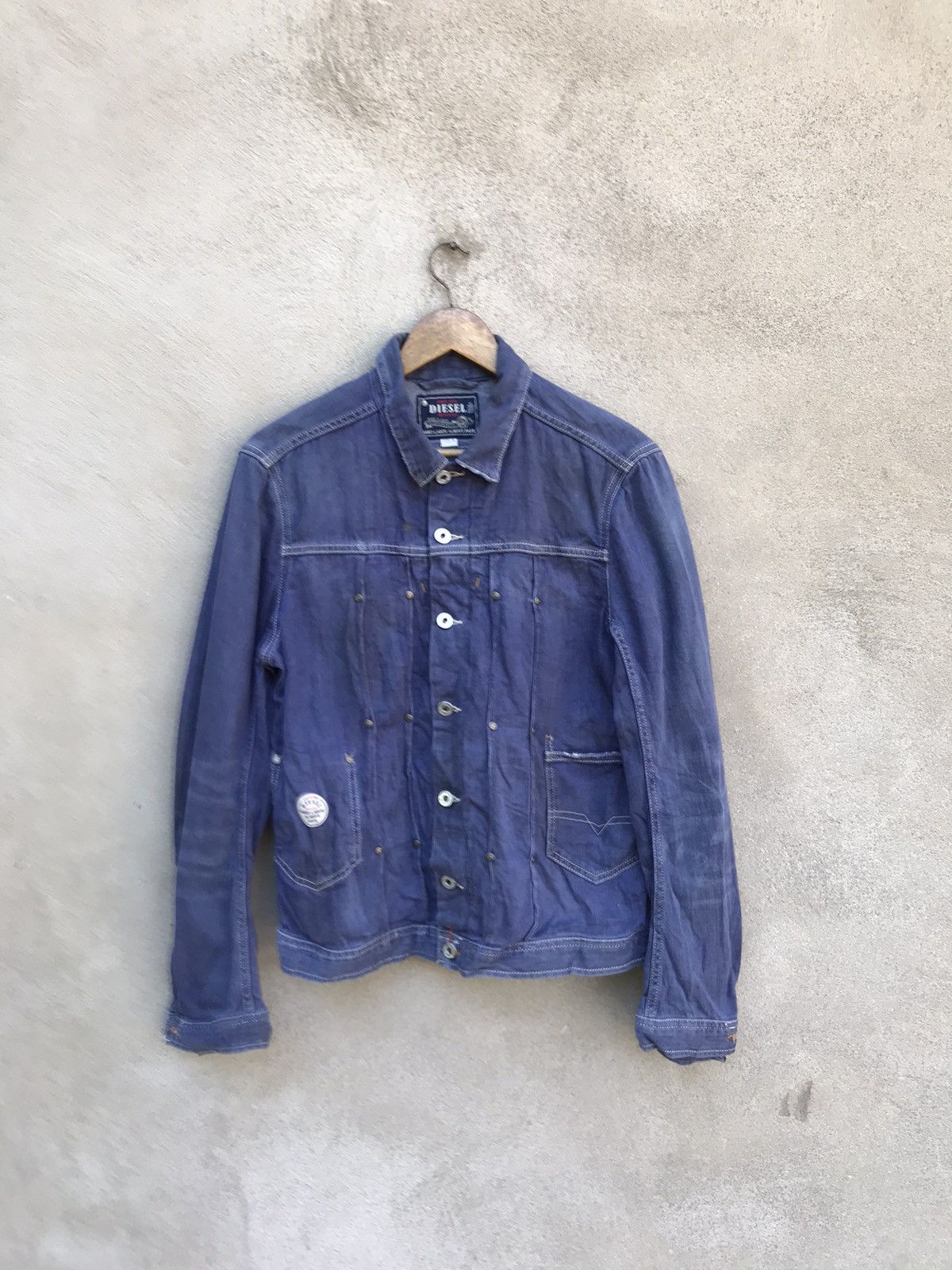 Diesel VINTAGE DIESEL DISTRESSED DENIM JACKET MADPUNK SEDITIONARIES Size US M / EU 48-50 / 2 - 4 Thumbnail