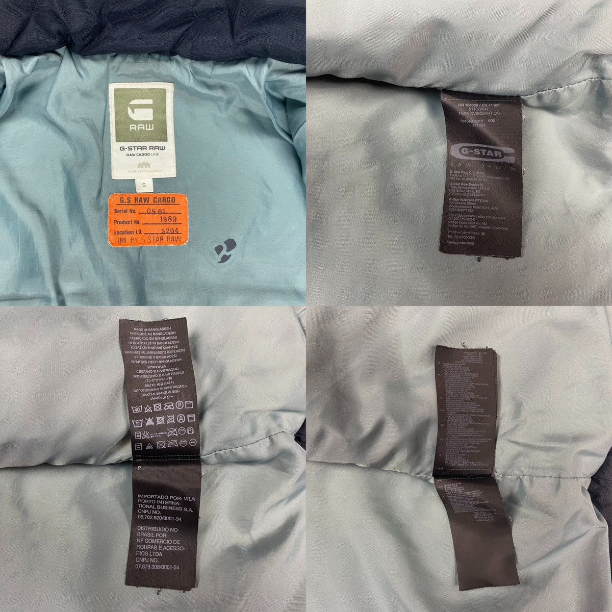 G-Star G-Star Jacket Filch Overshirt Quilted Raw Cargo Line Size US S / EU 44-46 / 1 - 5 Thumbnail