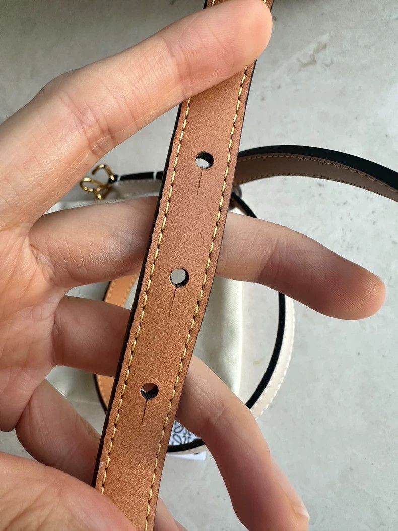 Loewe LOEWE Smooth leather fine leather narrow belt Size ONE SIZE - 7 Thumbnail