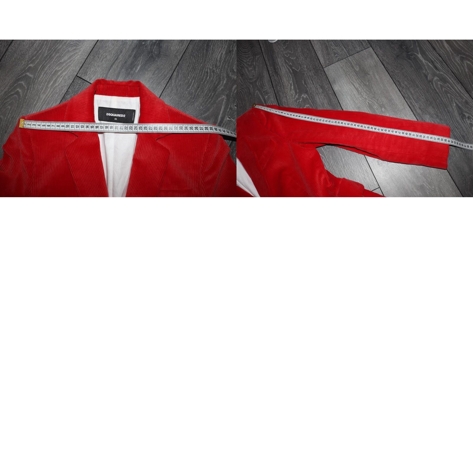 Dsquared2 WOMEN'S DSQUARED2 BLAZER Shirt Blazer 46 Red Italian Vintage? Size L / US 10 / IT 46 - 10 Thumbnail