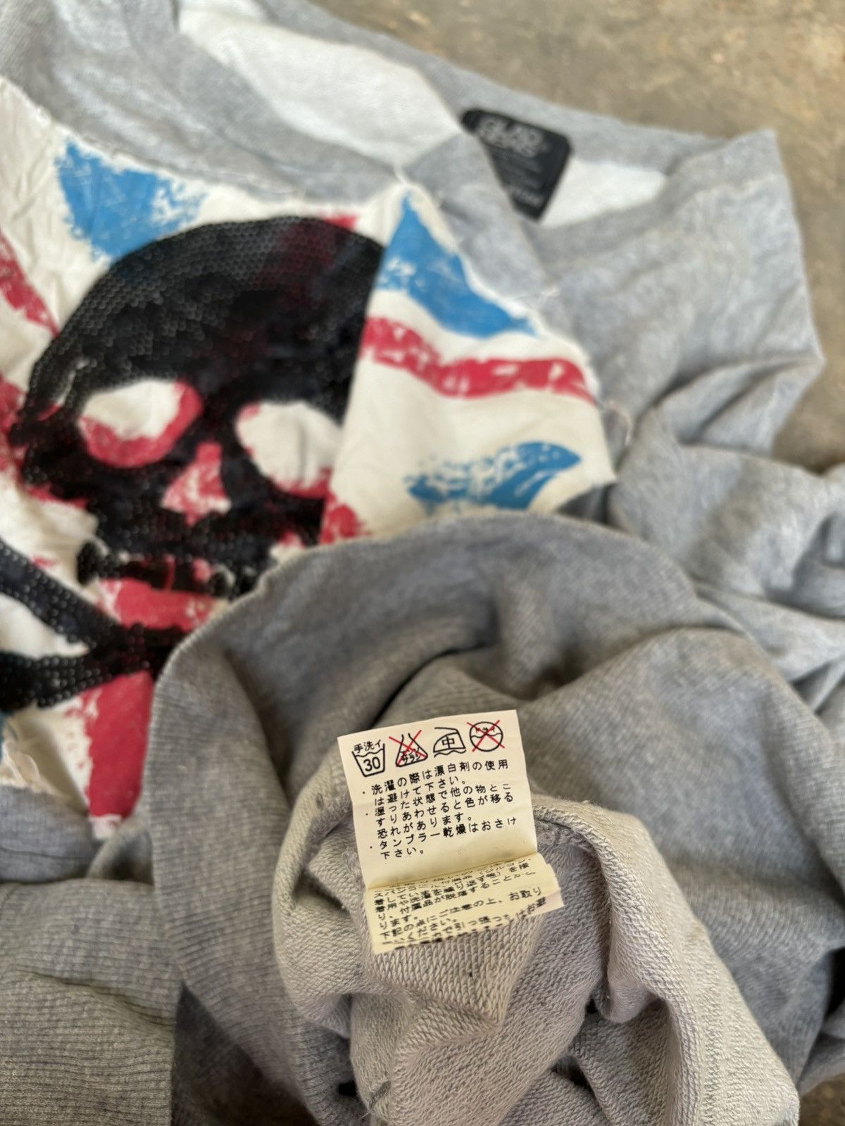 Hysteric Glamour Y2k Glad News Skull Over size Sweatshirt Size ONE SIZE - 7 Thumbnail
