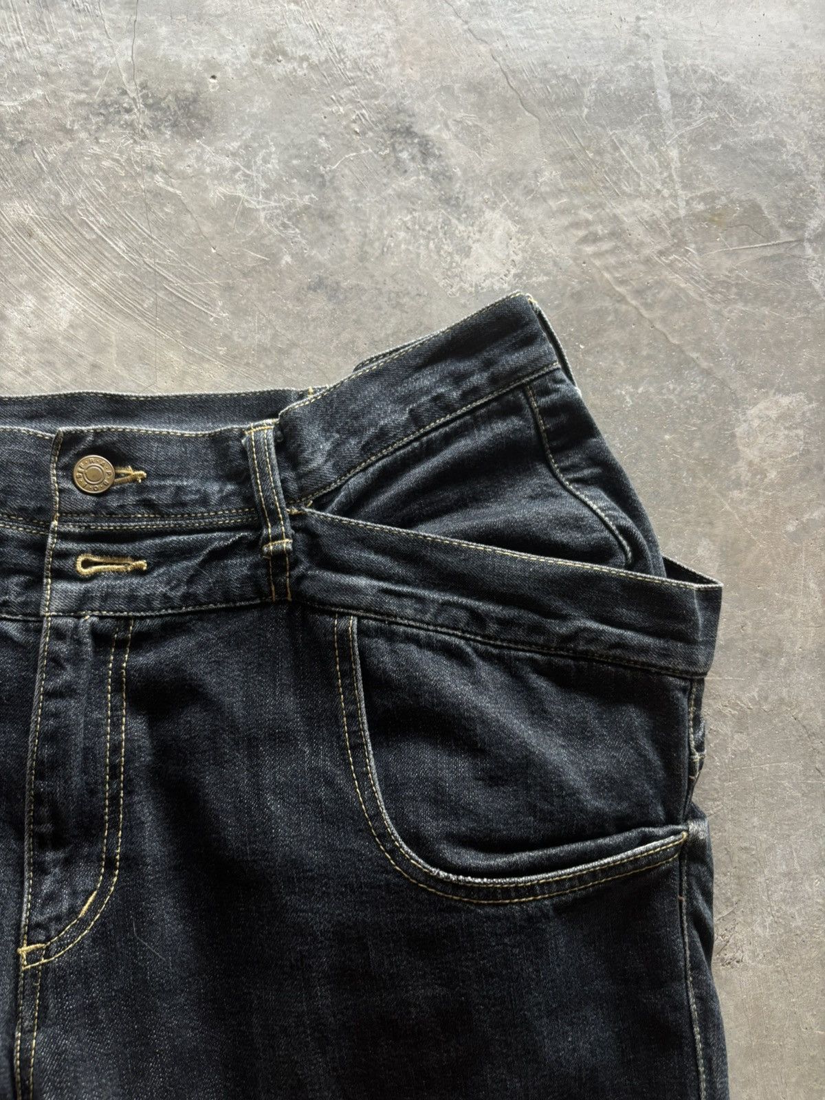 Frapbois FRAPBOIS doublewaist experimental jeans japanese punk gothic Size US 32 / EU 48 - 10 Thumbnail