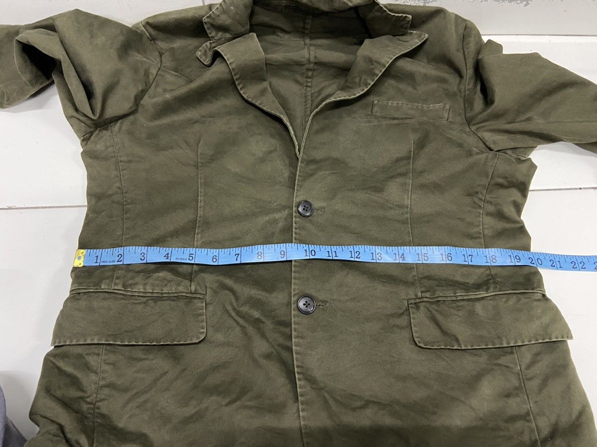 Uniqlo UNIQLO COTTON BLAZER ARMY GREEN Size 40L - 11 Thumbnail