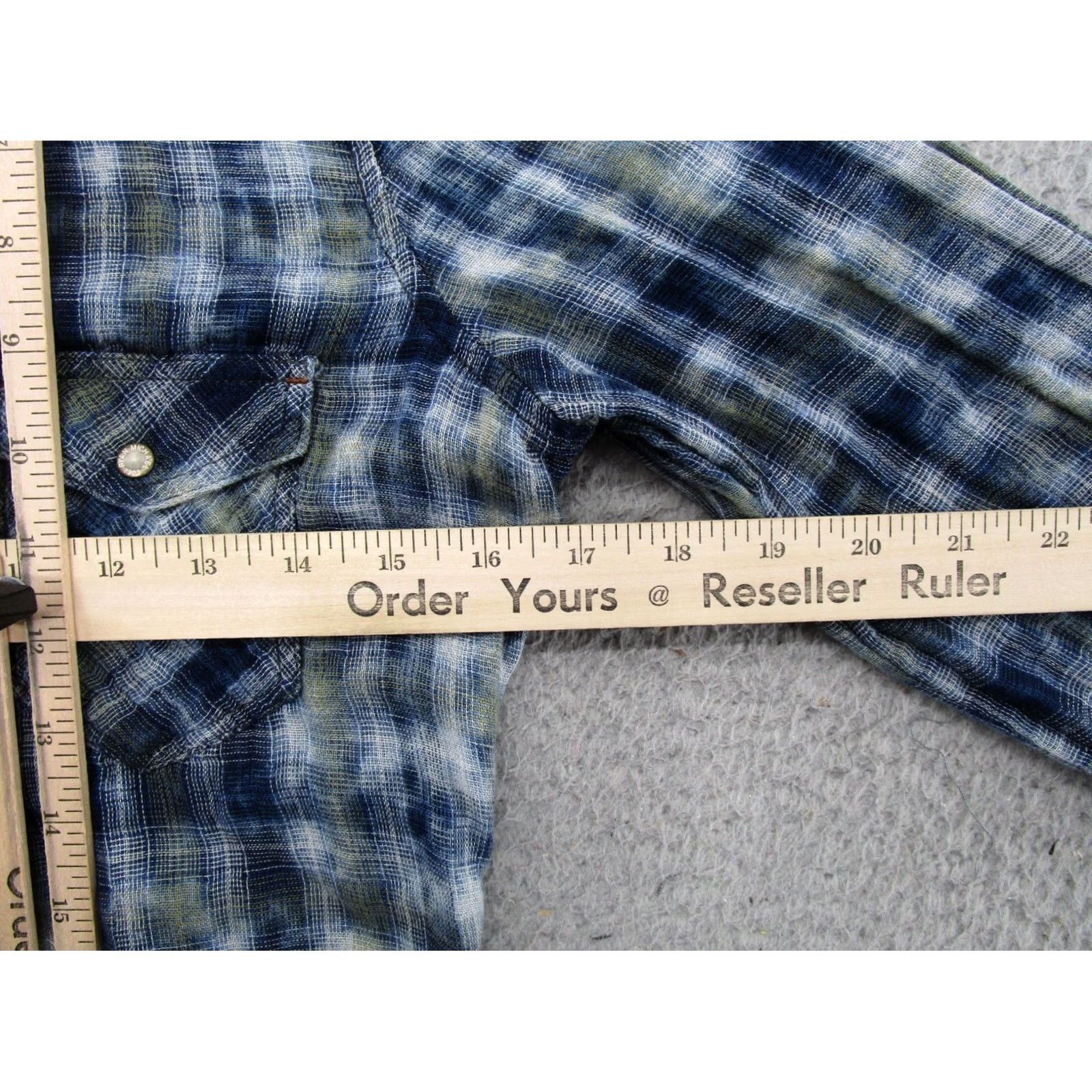 Vintage Ryan Michael Shirt Dress Tunic Plaid Western Snap Up Women's Size S Cowgirl Dress Shirt Size S / US 4 / IT 40 - 4 Thumbnail