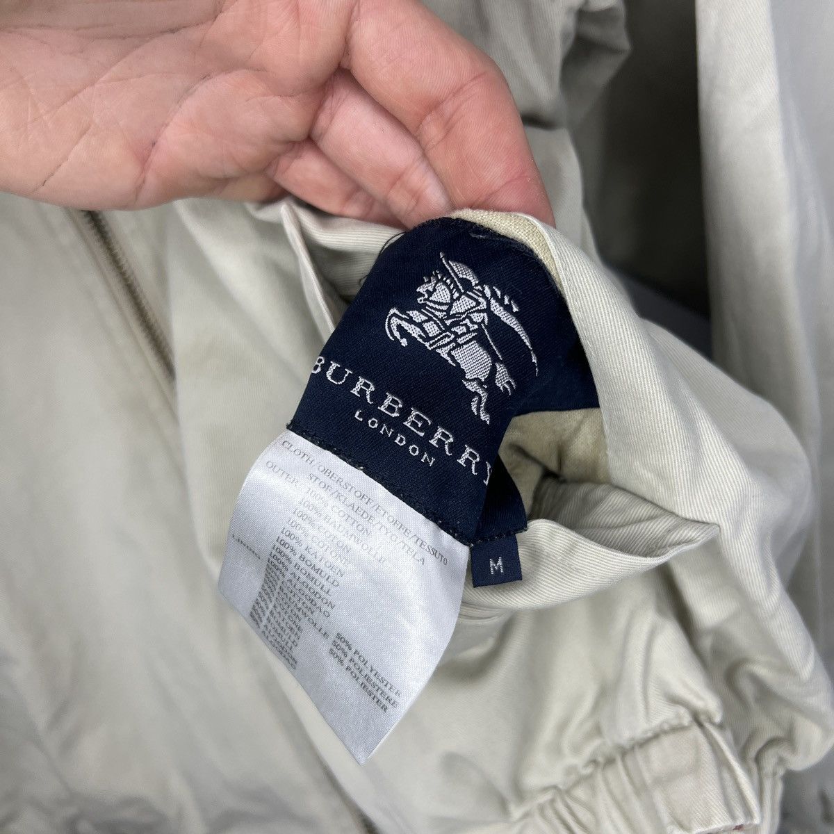 Burberry Burberr London Nova Check Jacket Reversible Bomber Beige Size US M / EU 48-50 / 2 - 10 Thumbnail