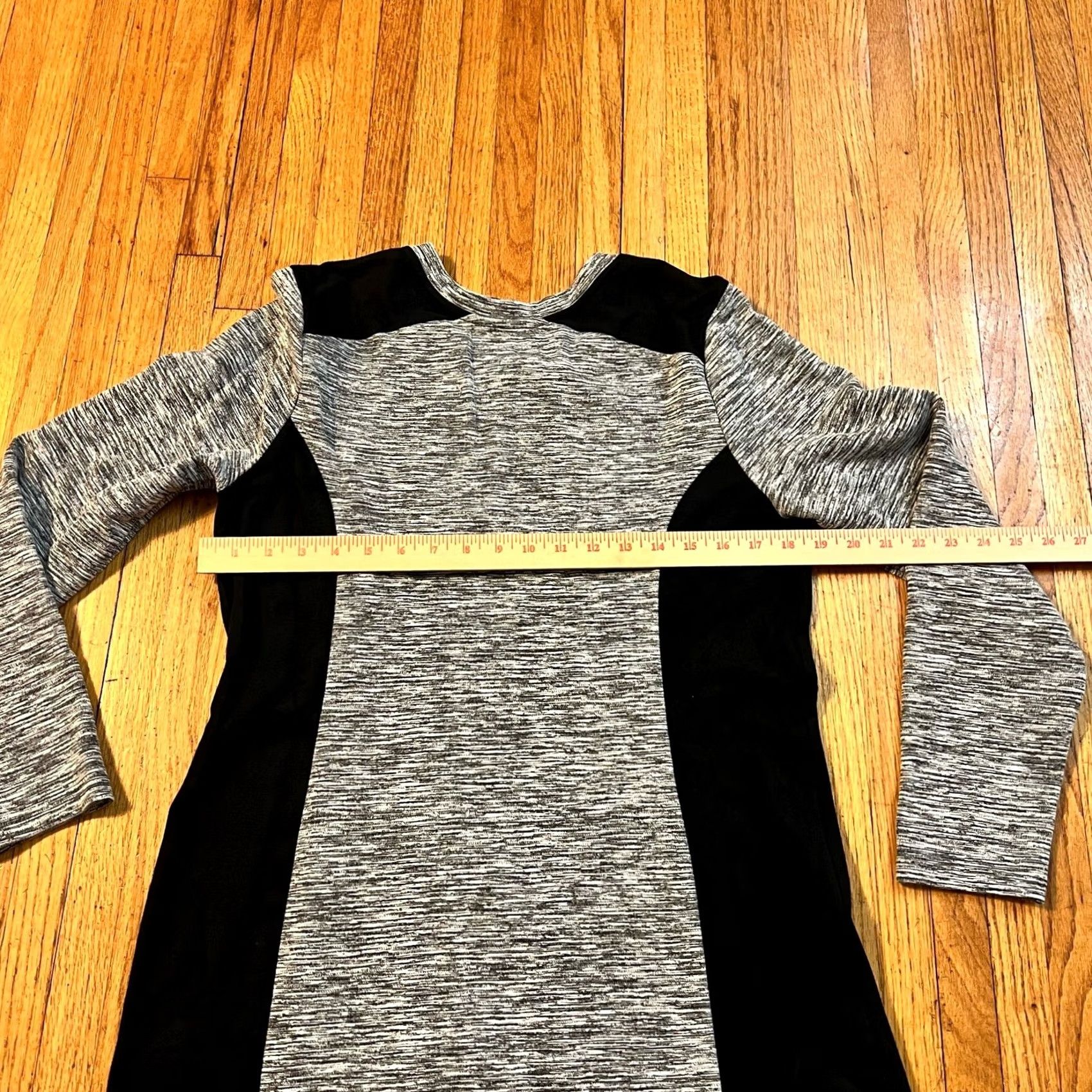 Athleta Athleta Sweater Womens L Gray Cooldown Dress Black Size L / US 10 / IT 46 - 4 Thumbnail