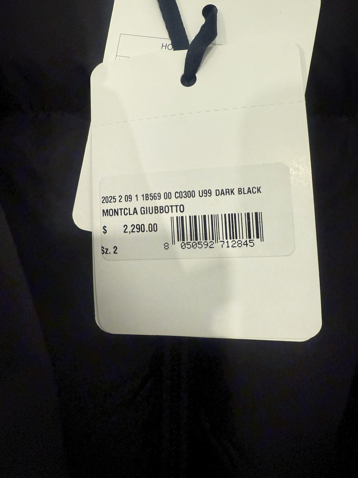 Moncler Moncler Montcla Down Jacket Black - Brand New w/ Packaging Size US M / EU 48-50 / 2 - 4 Thumbnail