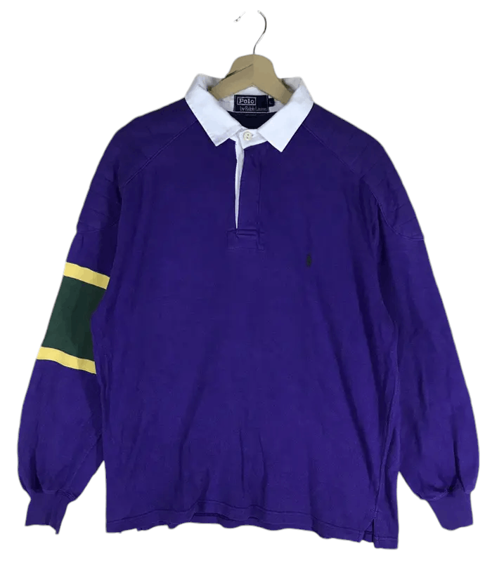 Polo Ralph Lauren Vintage Polo by Ralph Lauren Rugby Jerseys Size US L / EU 52-54 / 3 - 1 Thumbnail