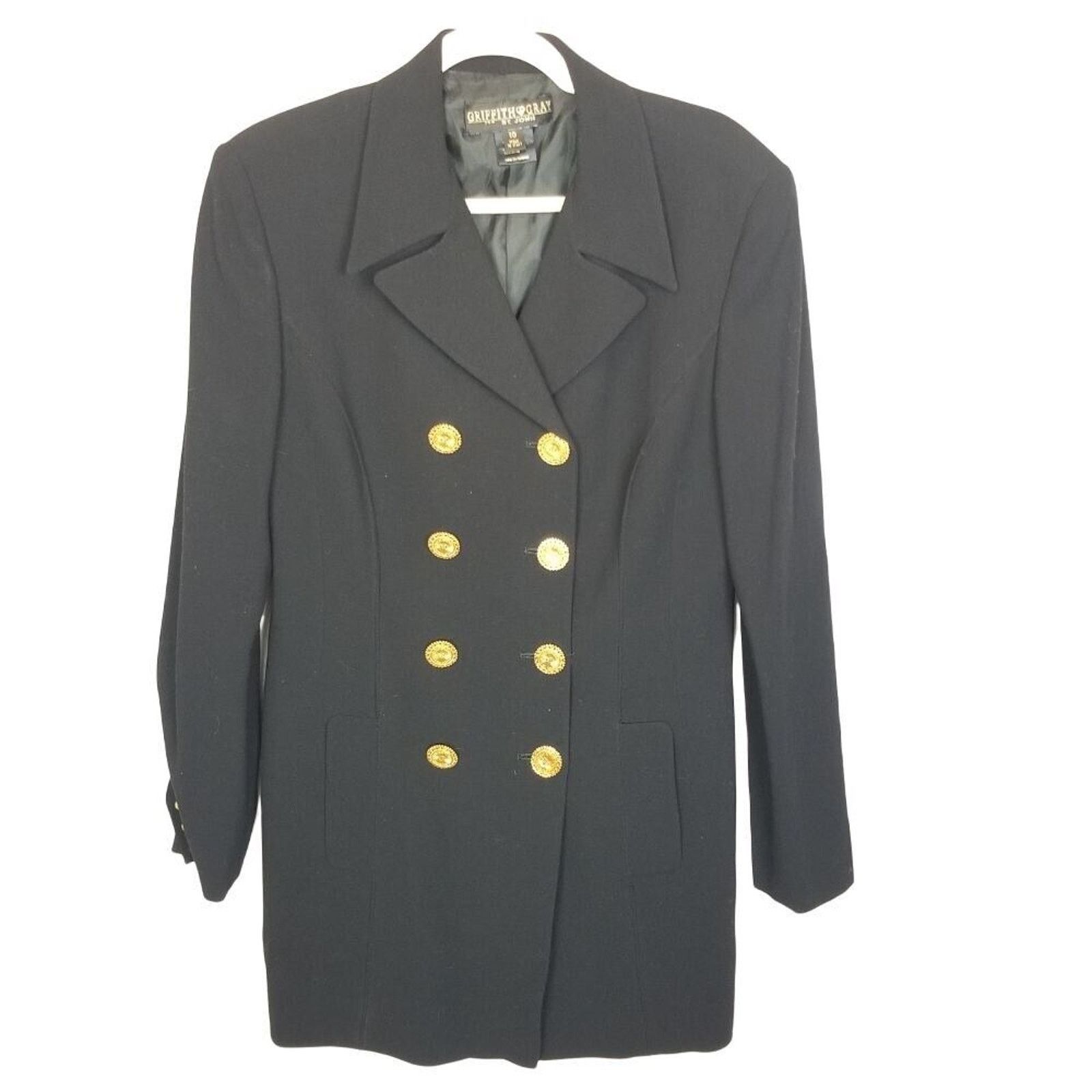 Vintage Vintage St. John Womens Wool Blazer Dark Academia Preppy 10 Size L / US 10 / IT 46 - 1 Thumbnail