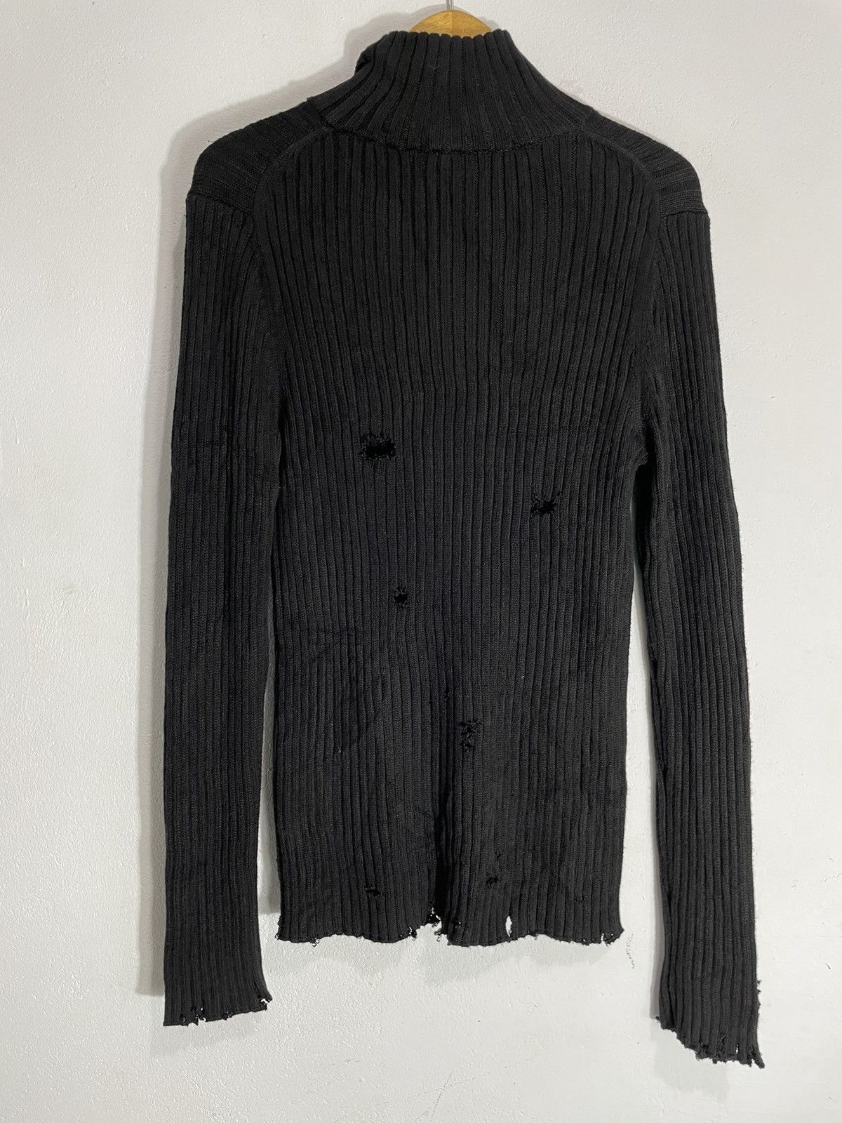If Six Was Nine Japan Distressed Zip Knitt Jacket ifsix lgb kmrii style Size US M / EU 48-50 / 2 - 6 Thumbnail