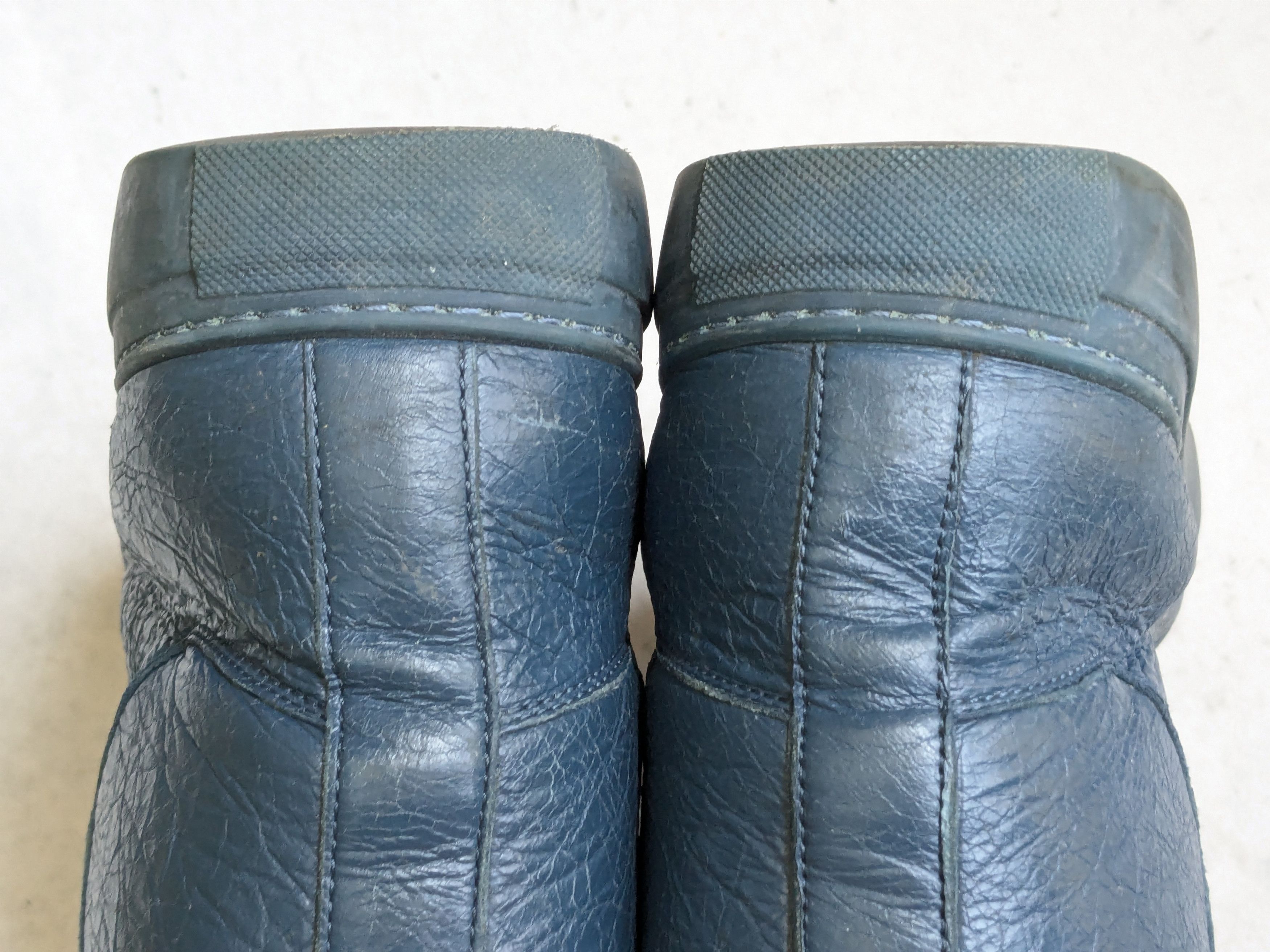 Balenciaga Balenciaga Arena Sneakers Blue 11 High Tops Leather Size US 12 / EU 45 - 10 Thumbnail